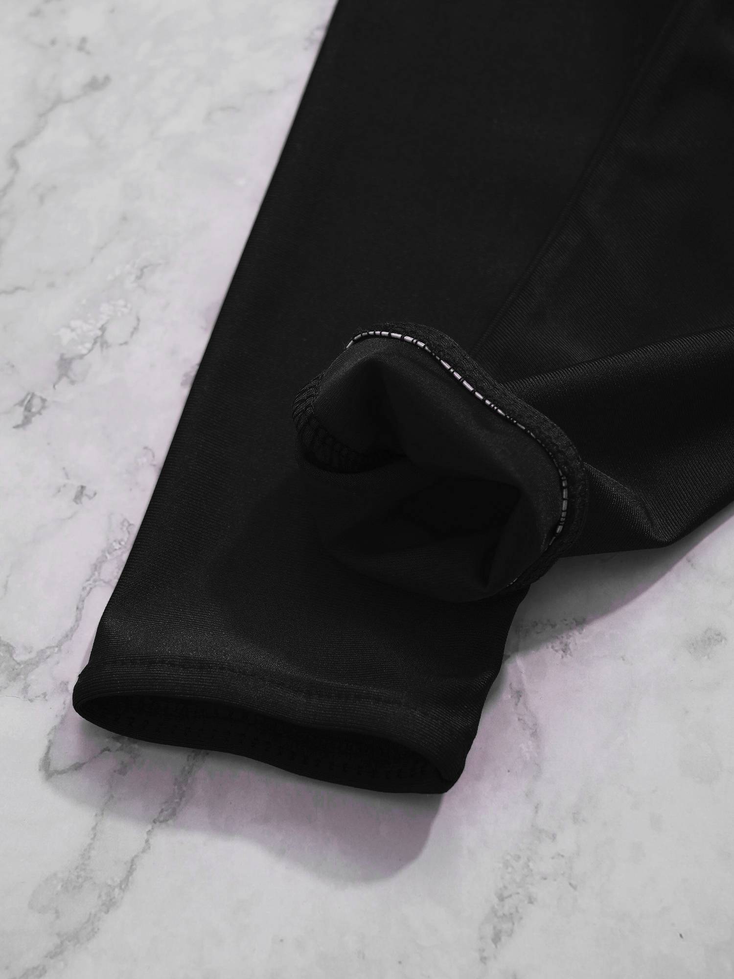 Unisex Kids Solid Color Elastic Waistband Swimming Pants