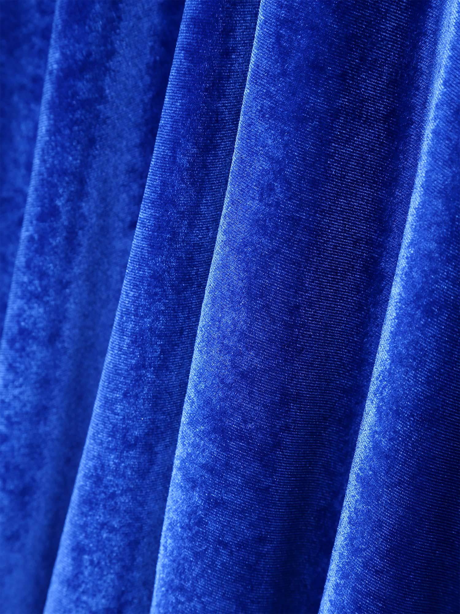 Women Velvet V Neck Long Sleeve Cocktail Dress