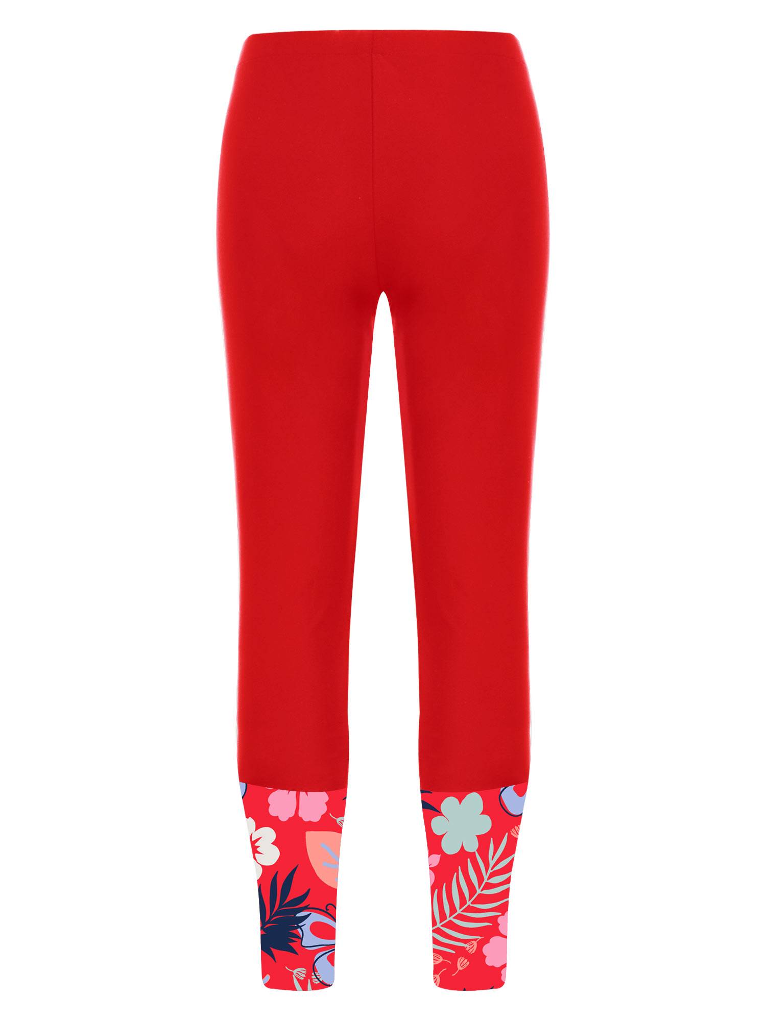 Kids Girls High Waist Fish Scales Print Swimming Pants