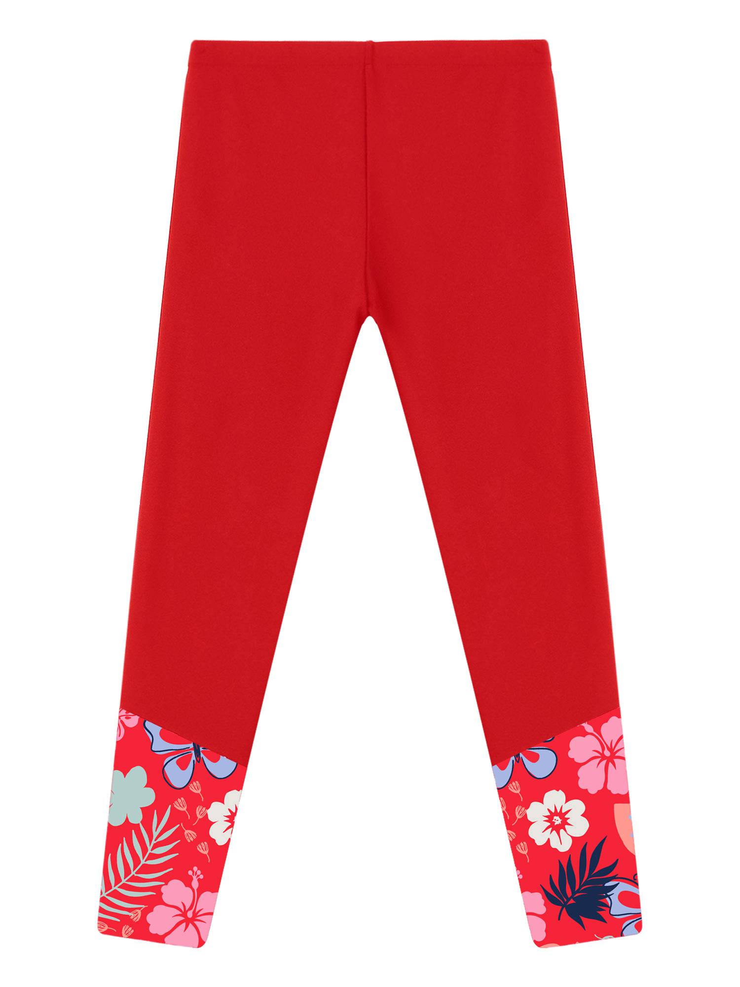 Kids Girls High Waist Fish Scales Print Swimming Pants