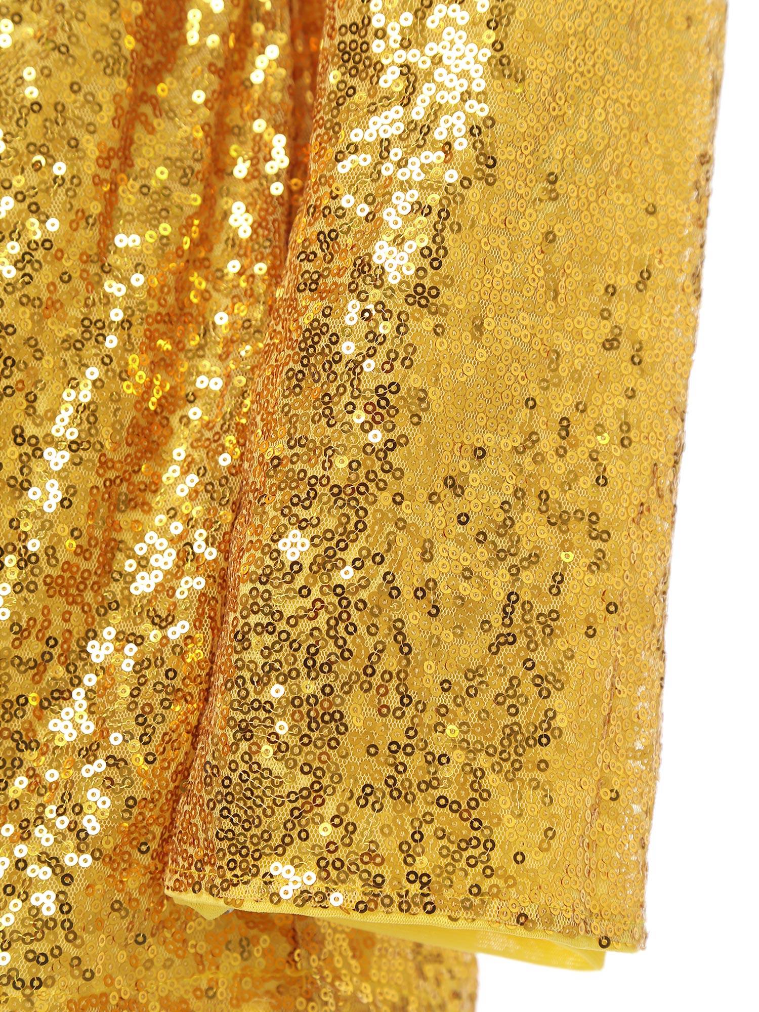 Women Sequin Cocktail Dress Long Sleeve Bodycon Pencil Dress