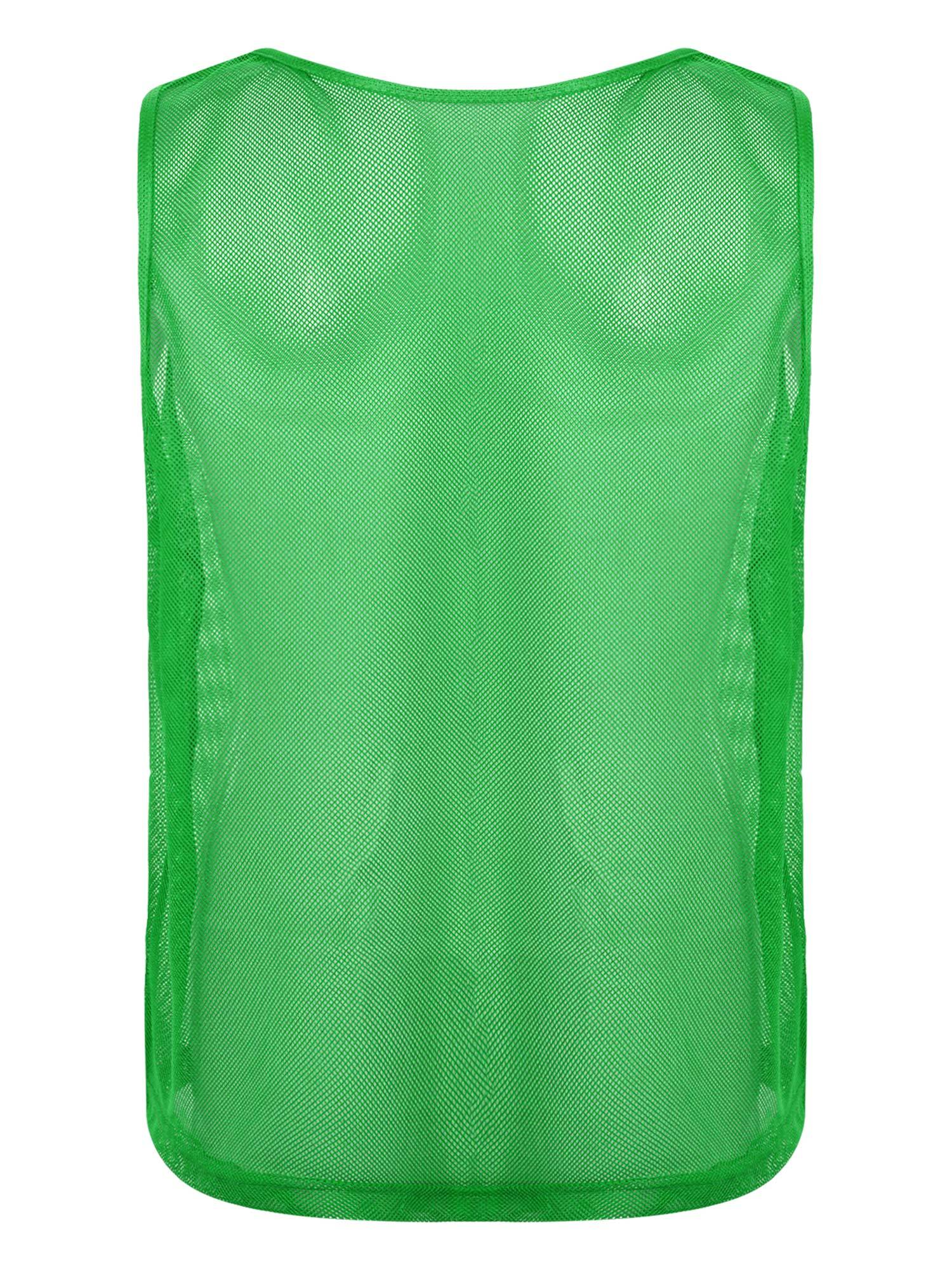 Men Hollow Out Mesh Round Neck Sleeveless Training Tank Top