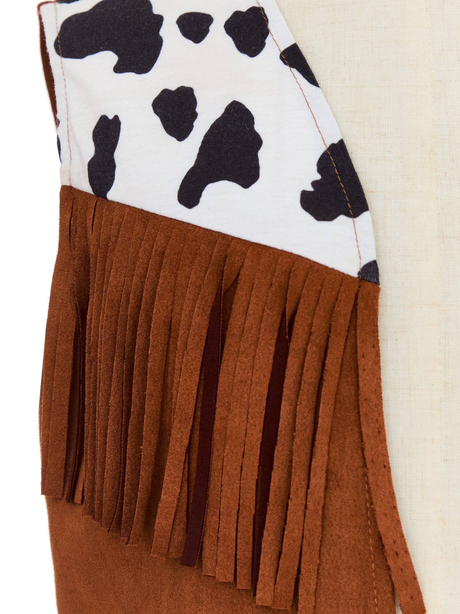 Kids Cowboy Cowgirl Costume Sleeveless Fringe Vest