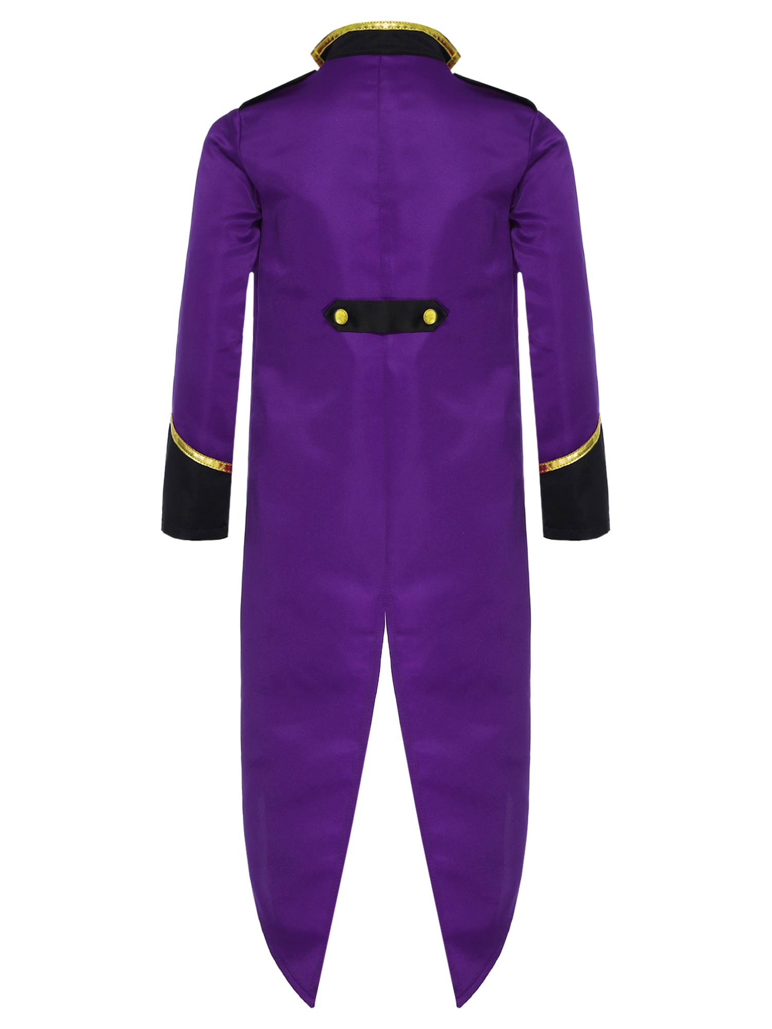 Kids Boys Medieval Steampunk 2-in-1 Long Sleeve Tailcoat