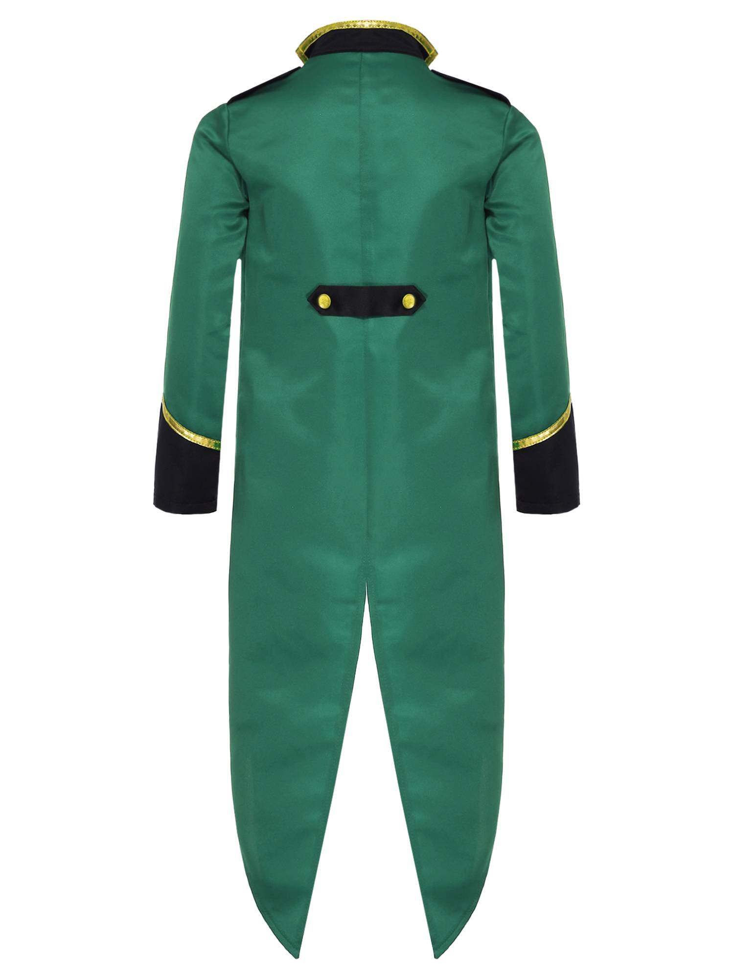 Kids Boys Medieval Steampunk 2-in-1 Long Sleeve Tailcoat