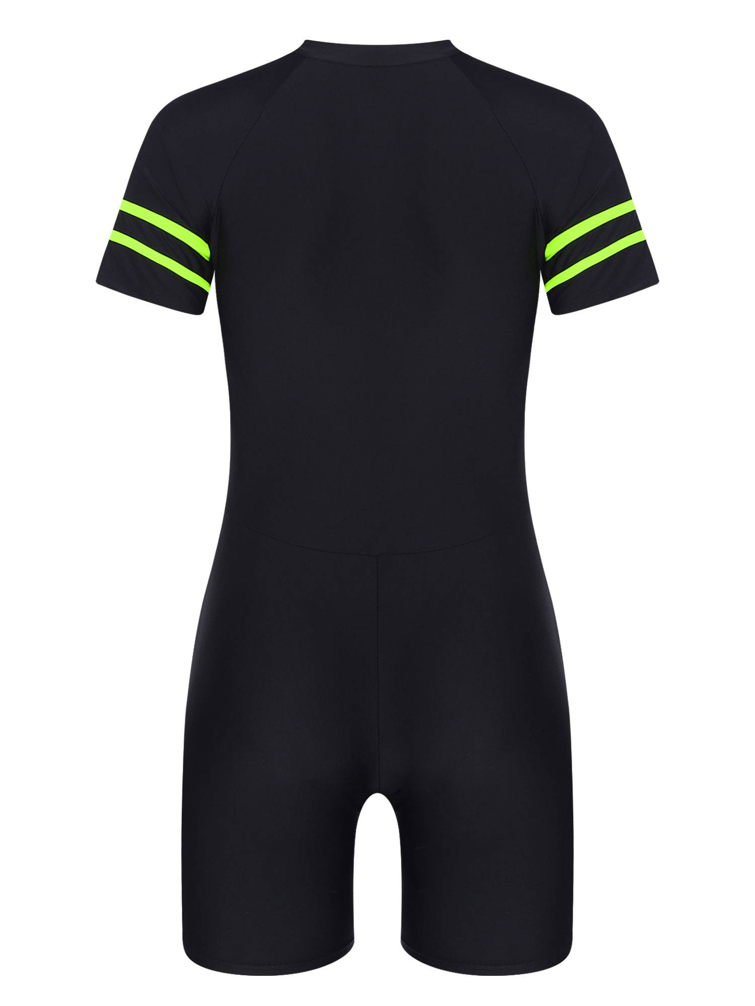 Women Short Sleeve One-piece Swimsuit UPF 50 Rash Guard