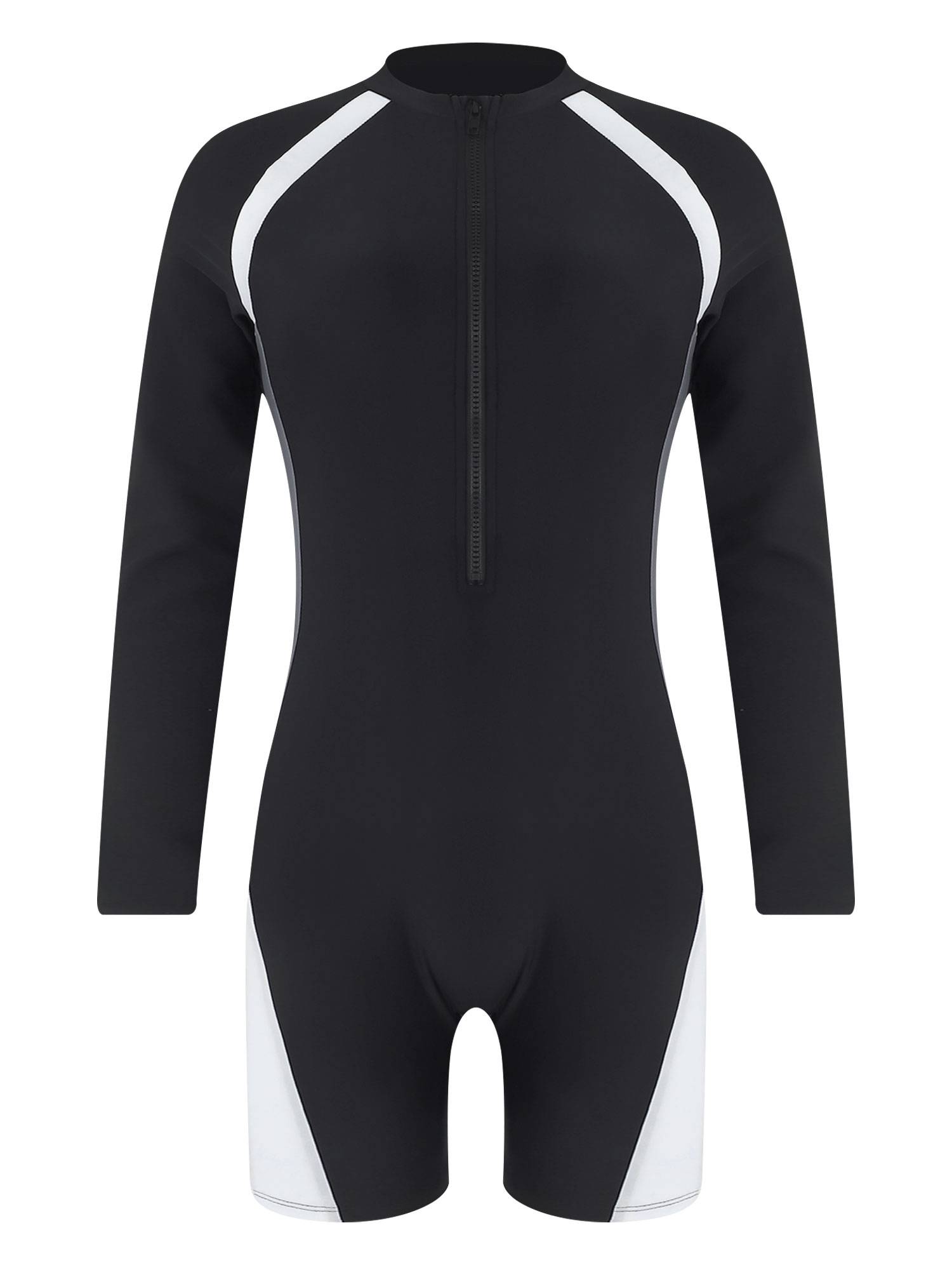 Women Long Sleeve One-piece Swimsuit Surfing Wetsuit