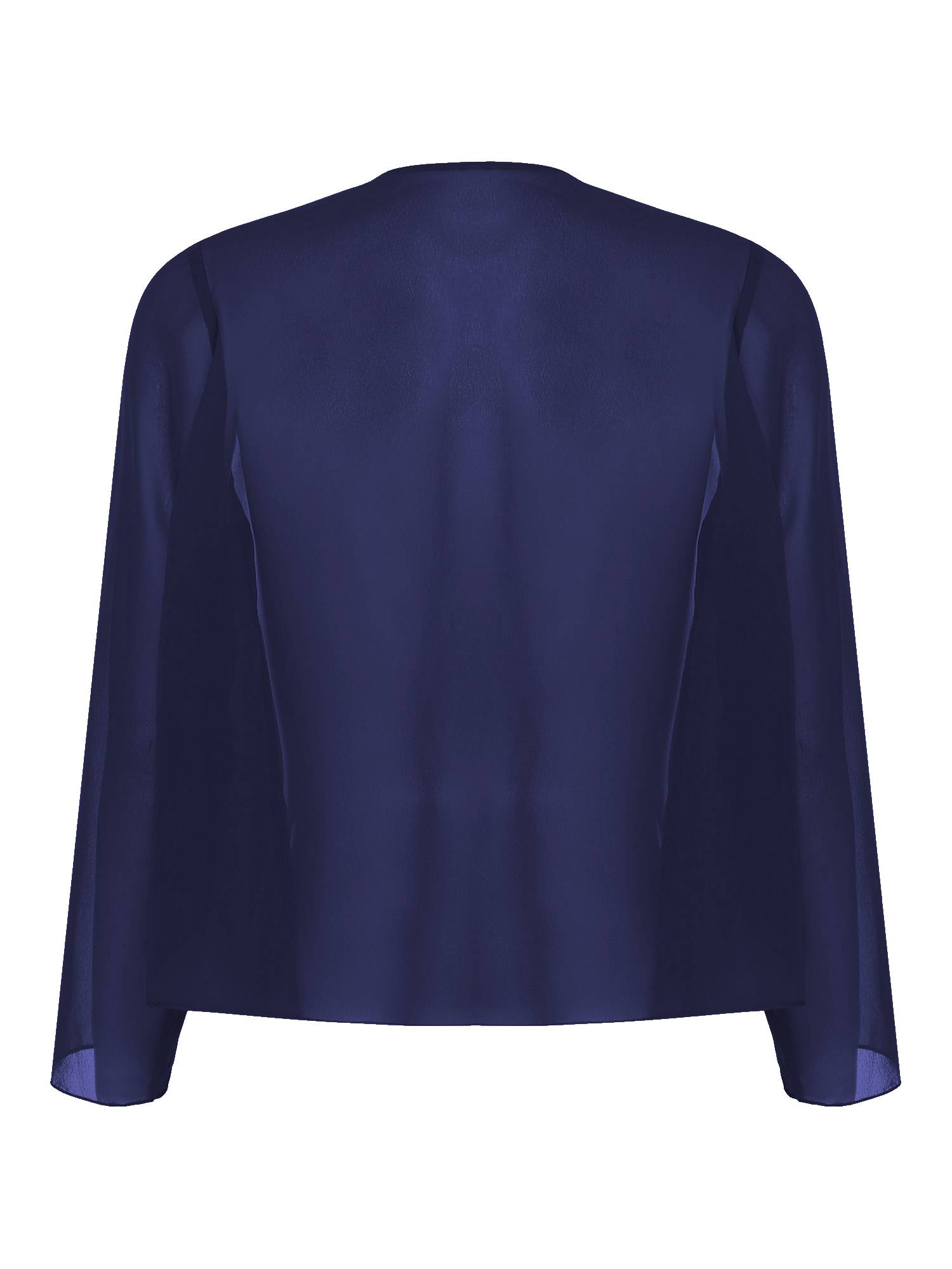 Women Sequins Rhinestones Long Sleeve Open Front Bolero Jackets