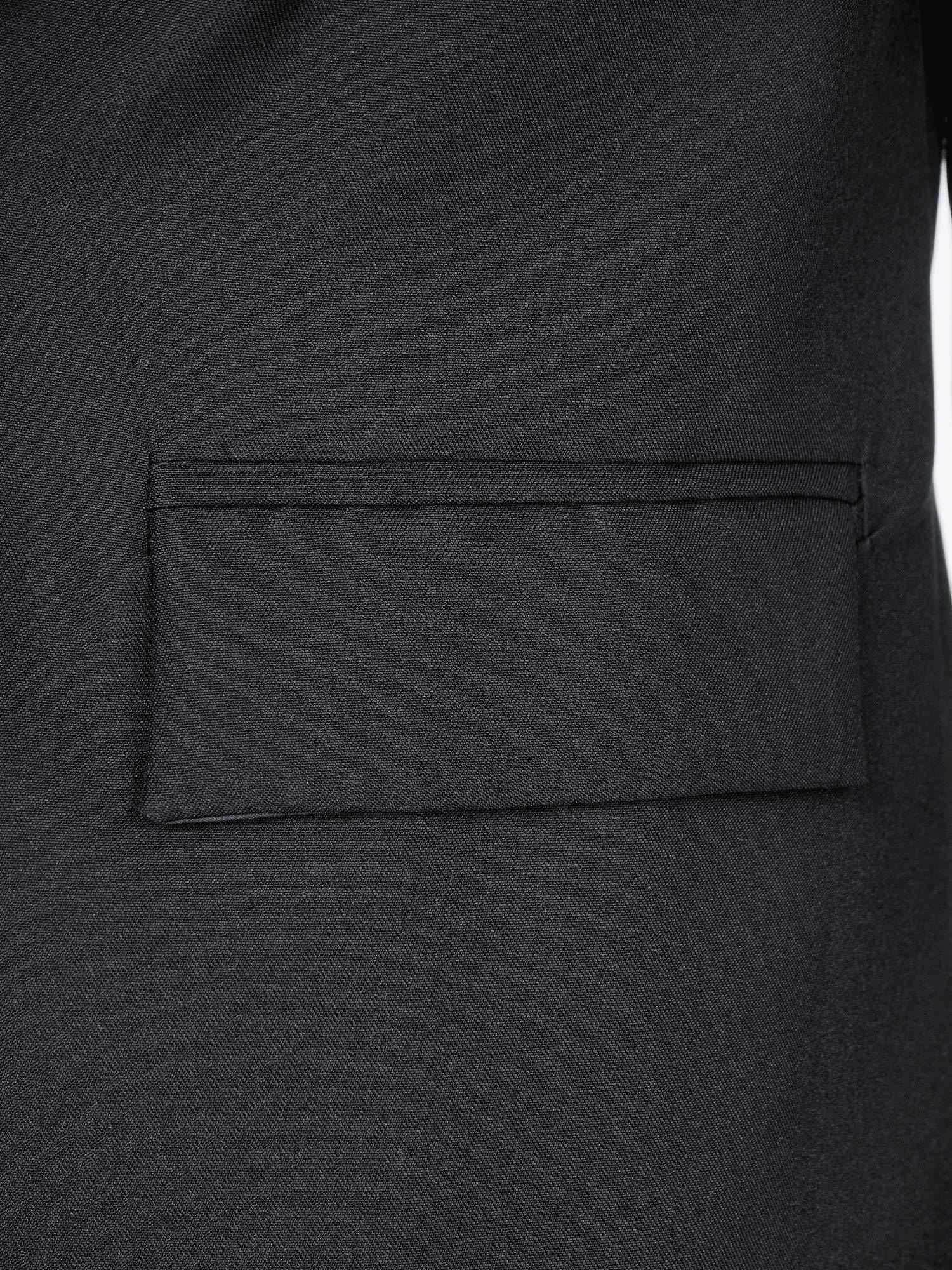 Women Solid Color Long Sleeve Notch Lapel Blazer