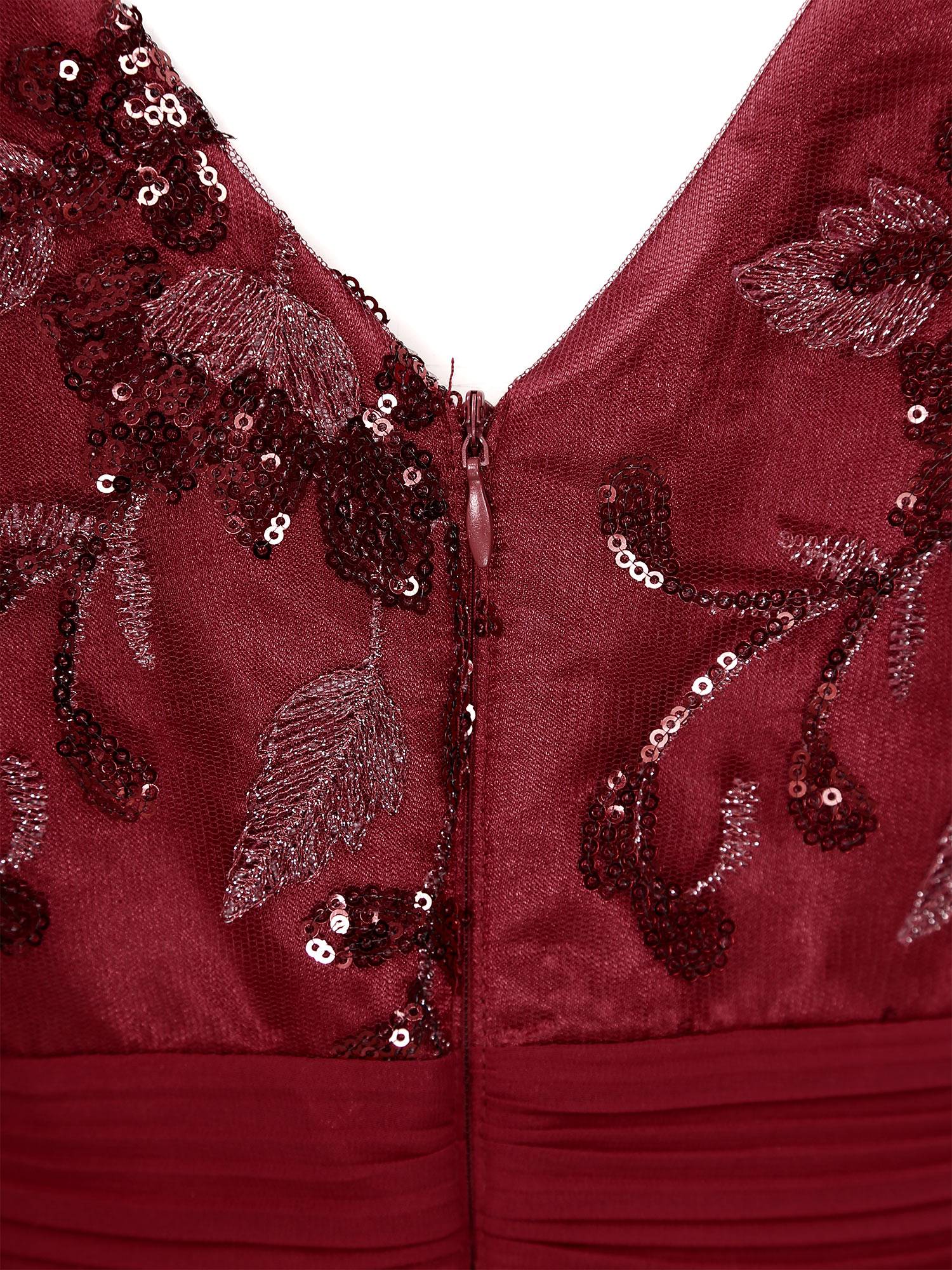 Women Sequined Mesh Short Sleeve Cocktail Jumpsuit