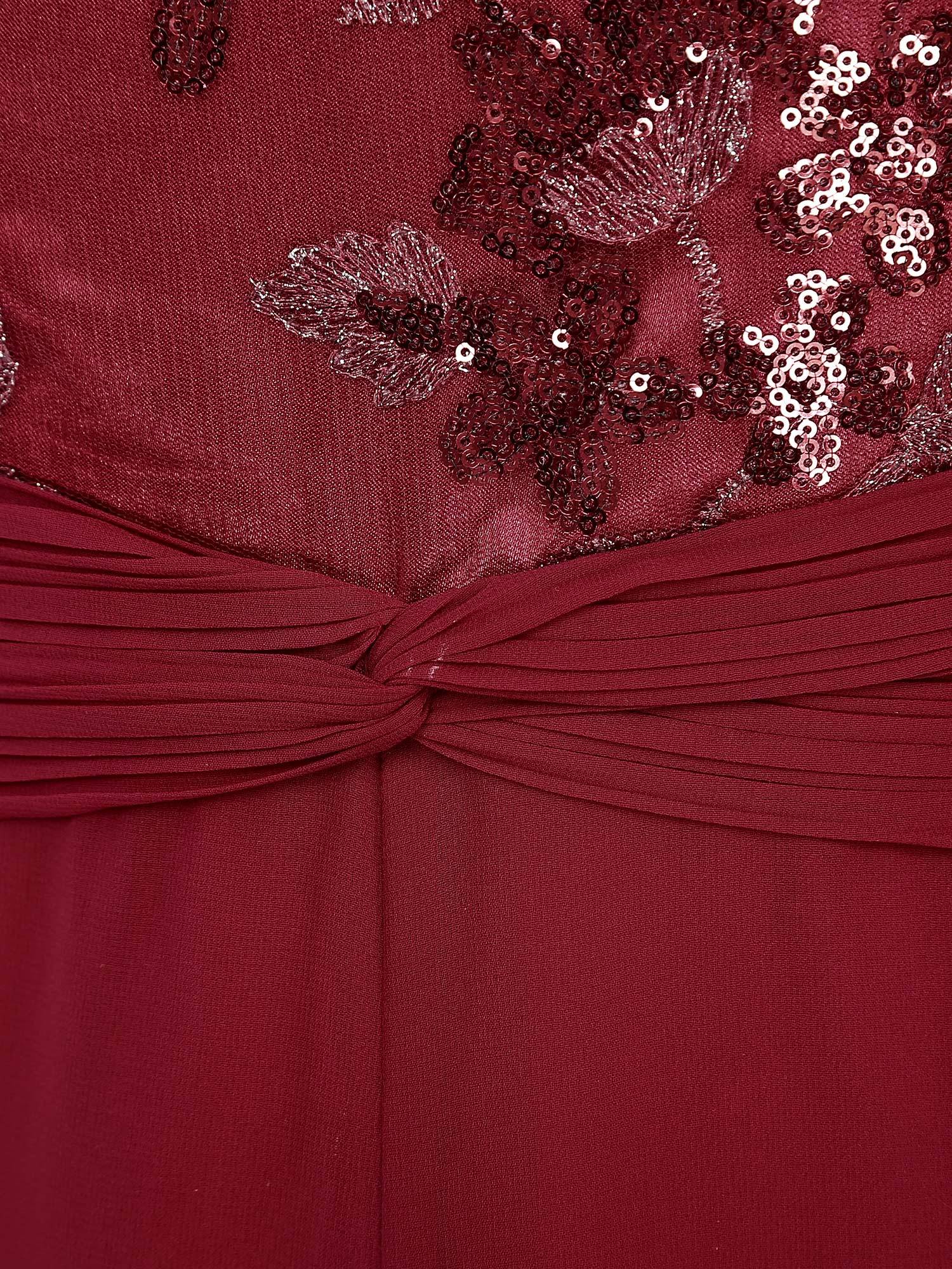 Women Sequined Mesh Short Sleeve Cocktail Jumpsuit