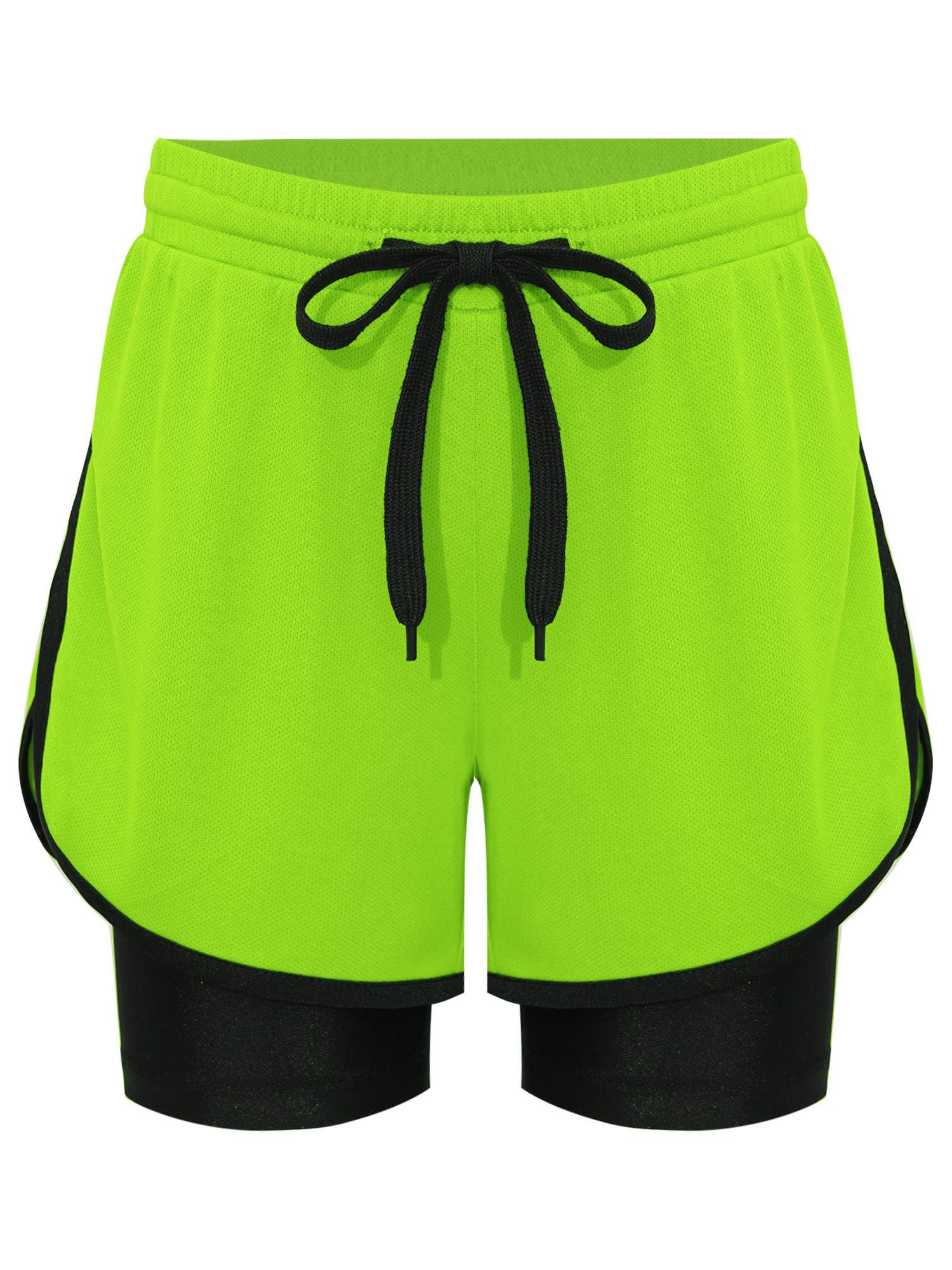 Kids Boys Solid Quick Drying Breathable Drawstring Sports Shorts