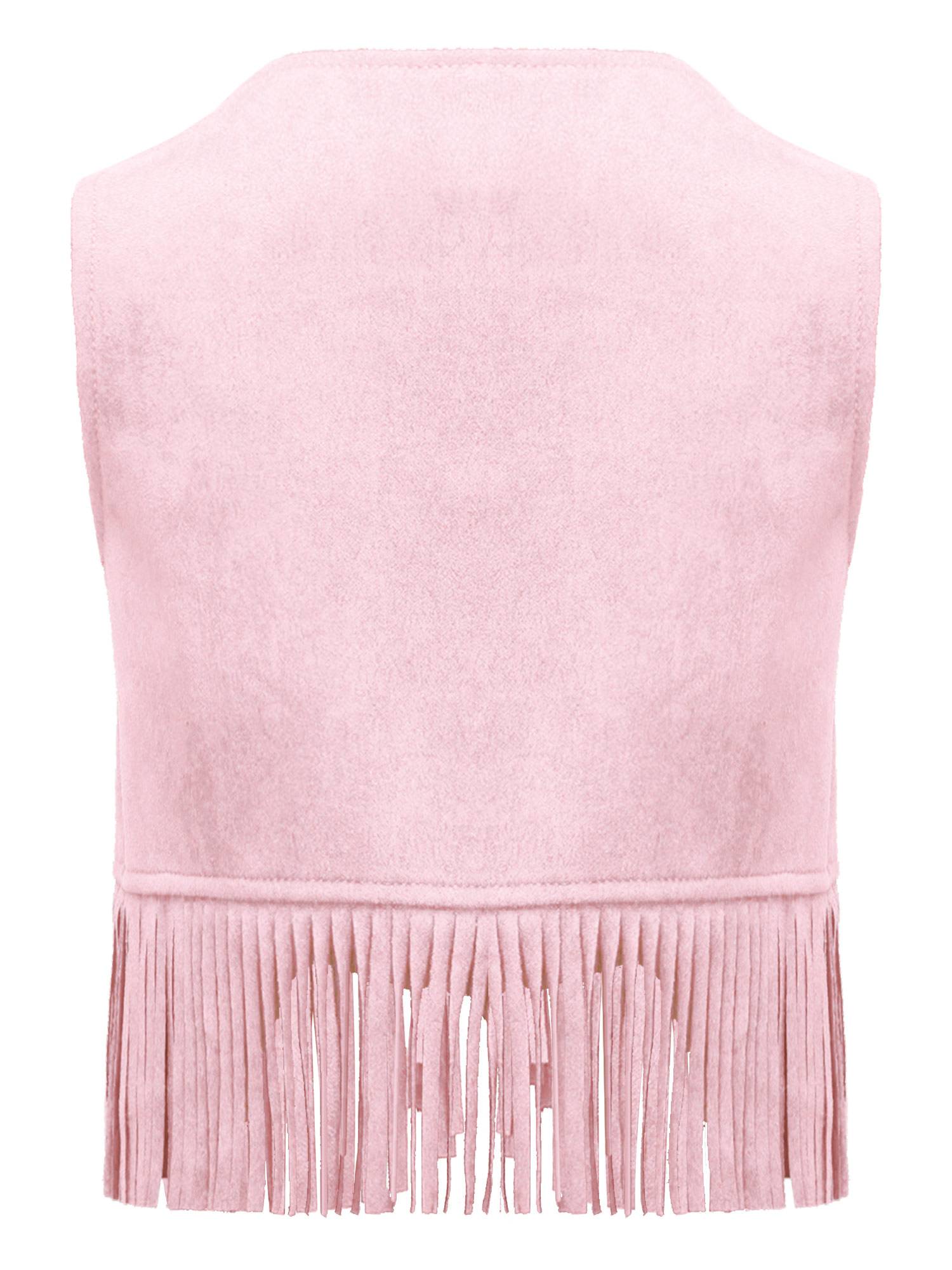 Baby/Toddler Boy Sleeveless Suede Tassels Cowboy Vest