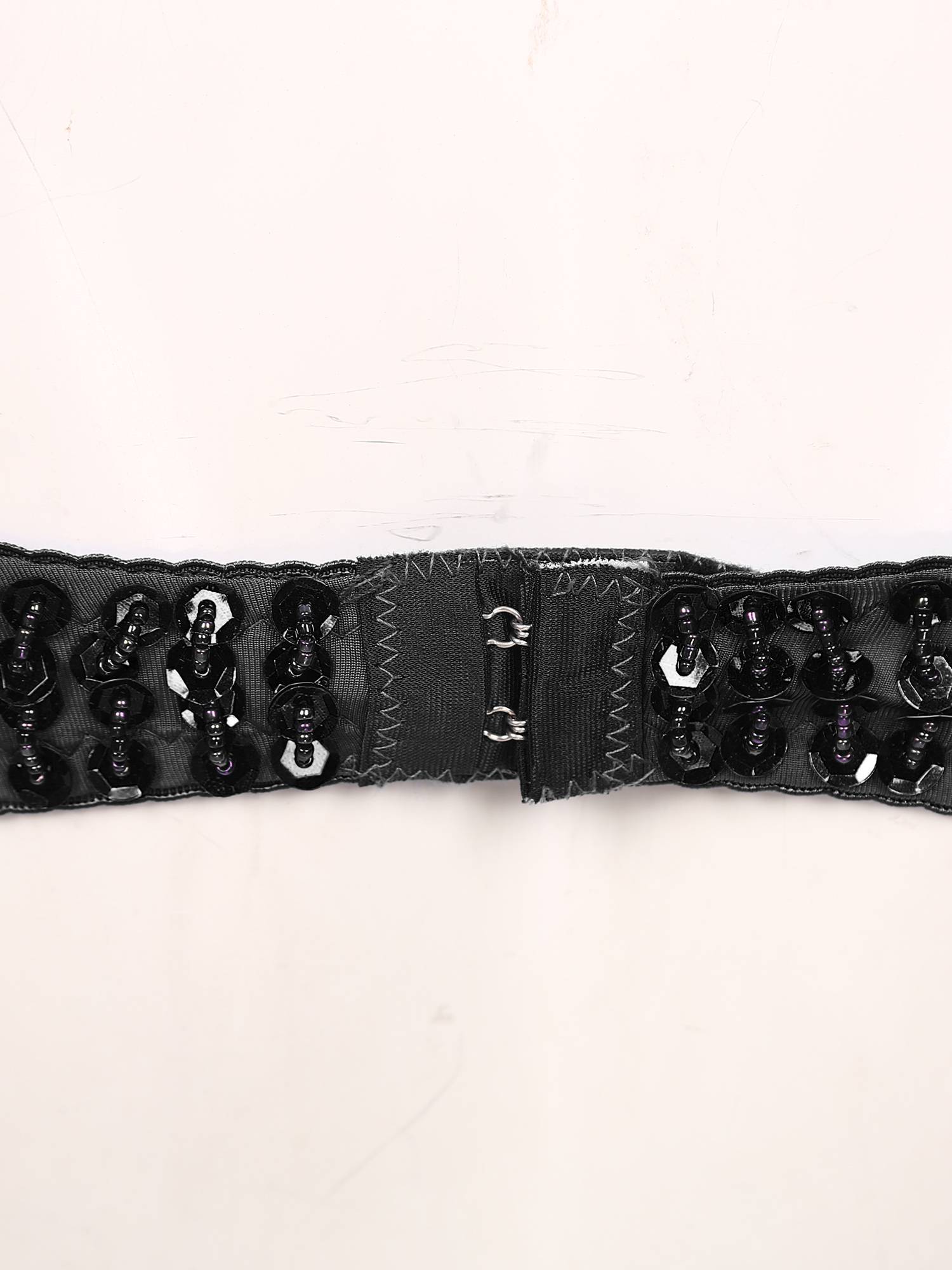 Women Sequins Straps Plastic Beaded Tassels Underwired Bra for Belly Dance