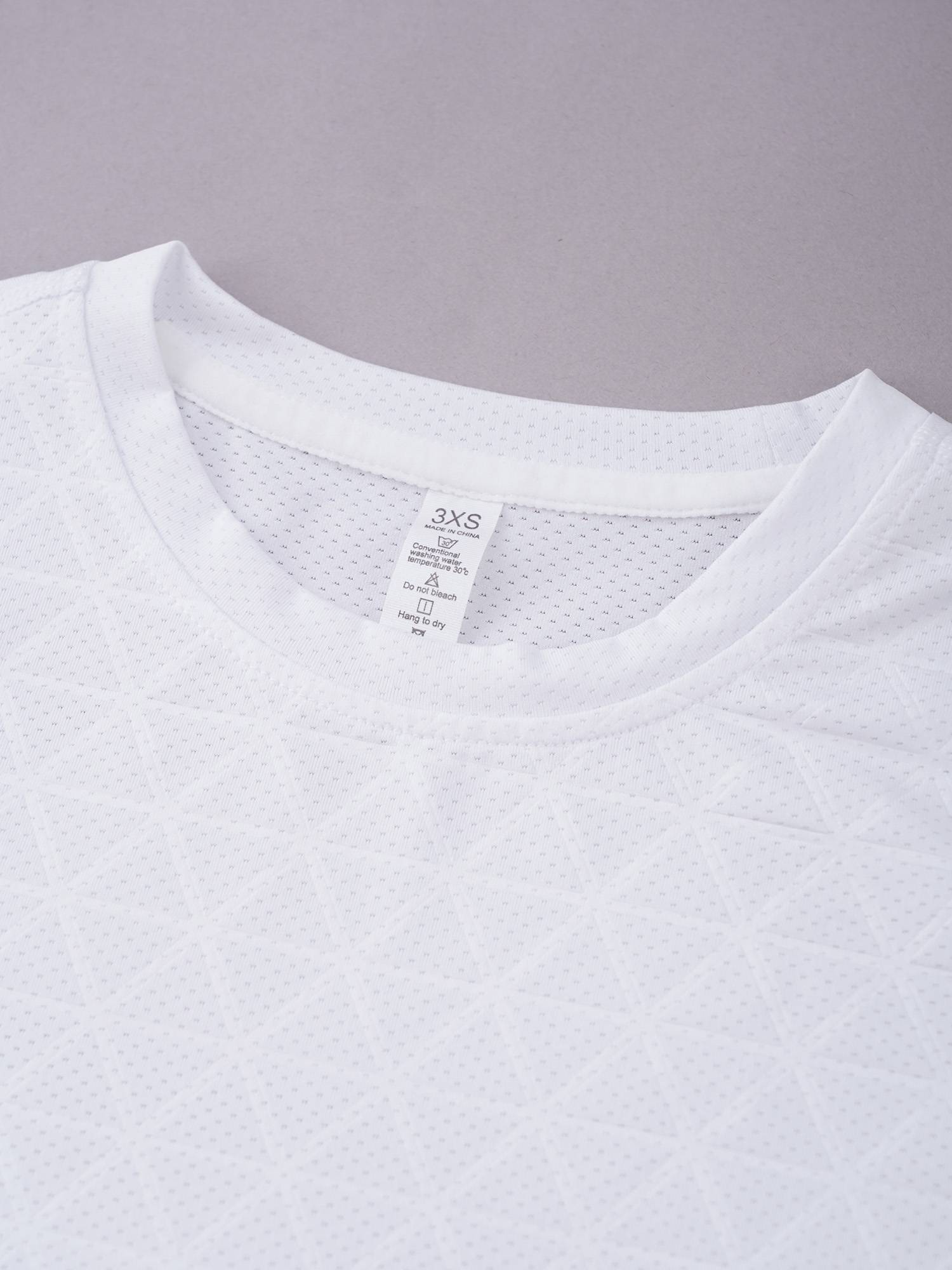 Kids Boys Quick-Drying Short Sleeve Round Neck Sports T-shirt