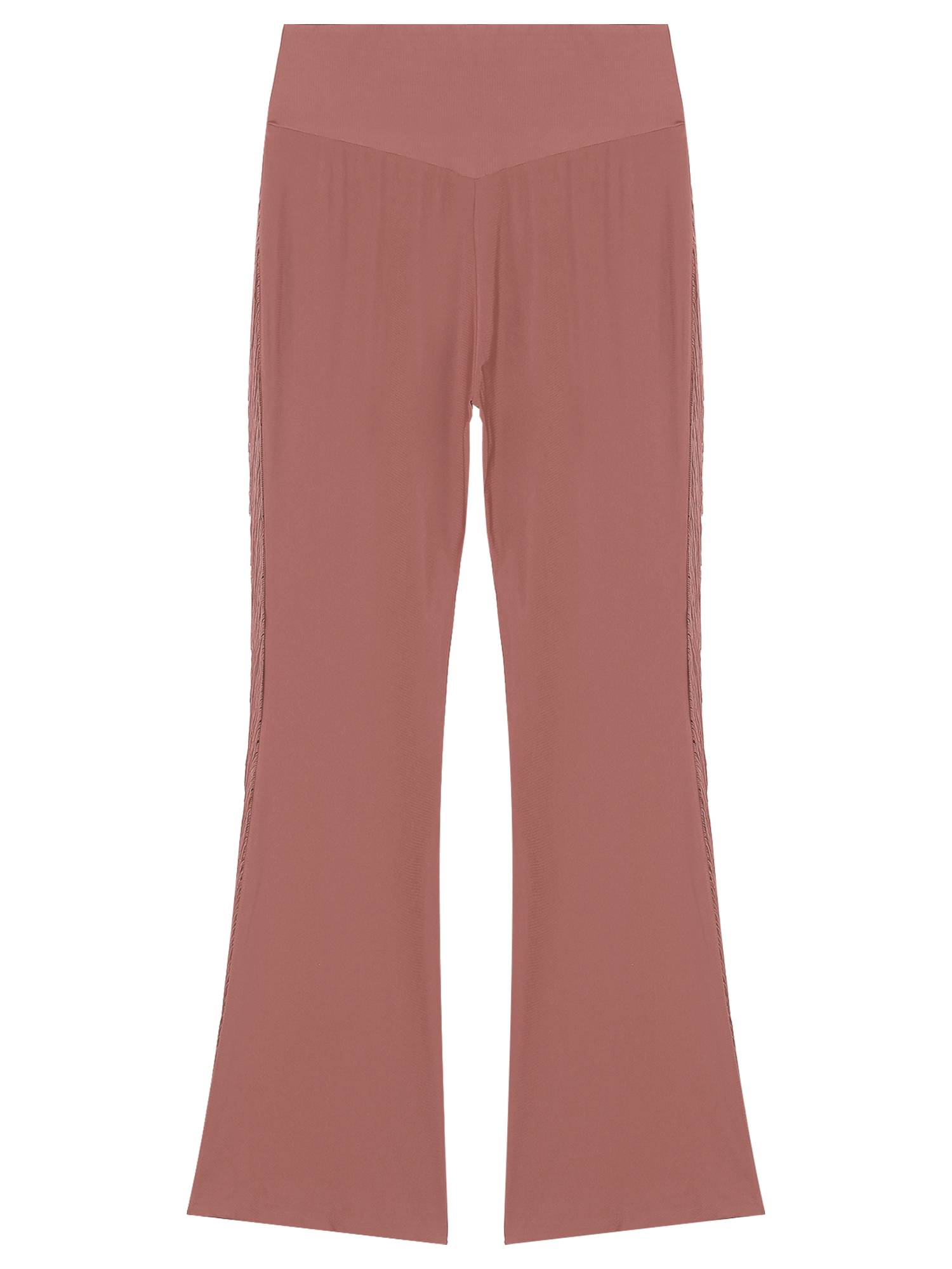 Men Tassel Flared Pants Vintage High Waist Bell-Bottom Trousers for Jazz Dance