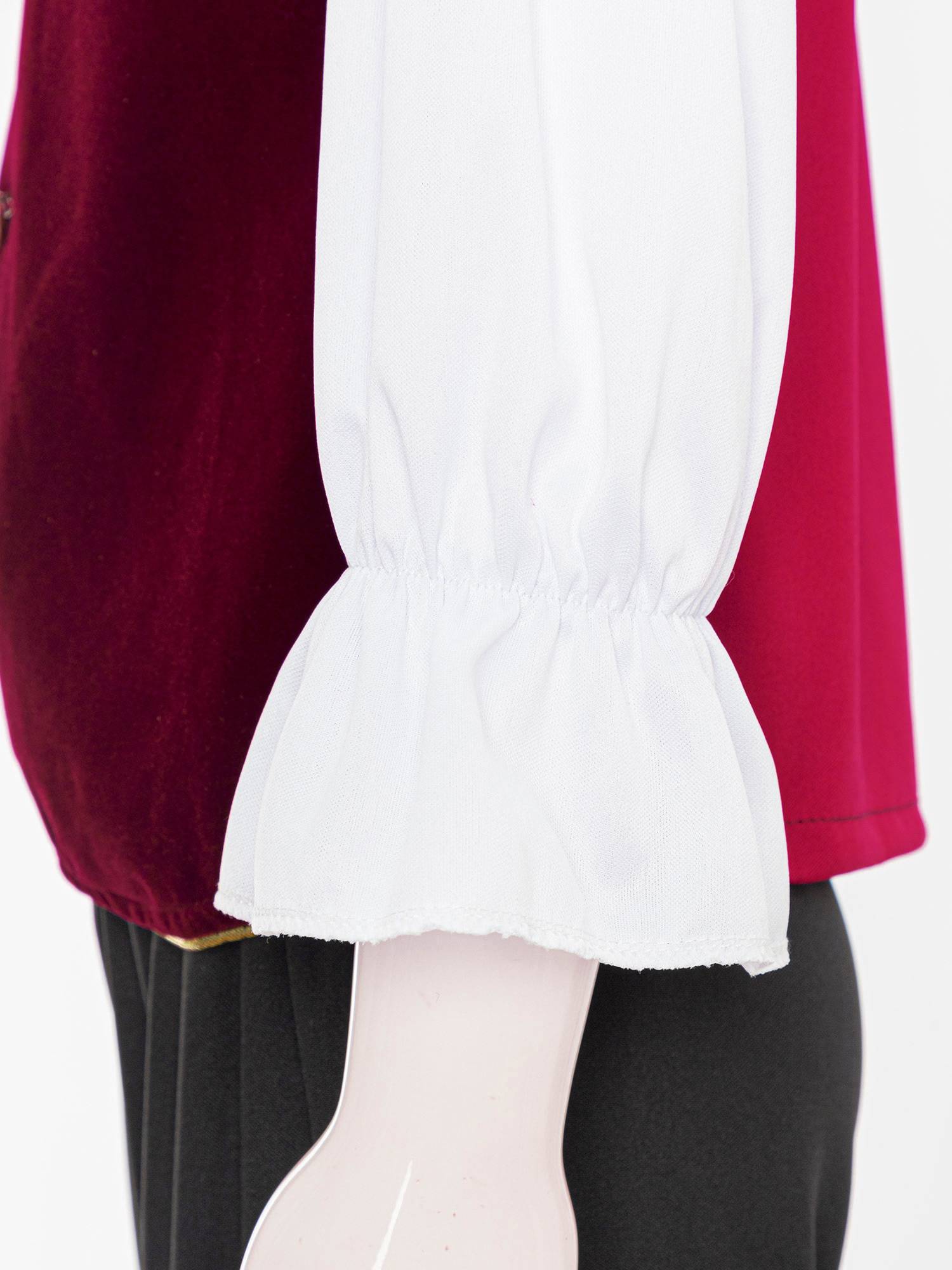 Boys Long Sleeve 2 in 1 Double Breasted Jacket and Pants Medieval Costume Set