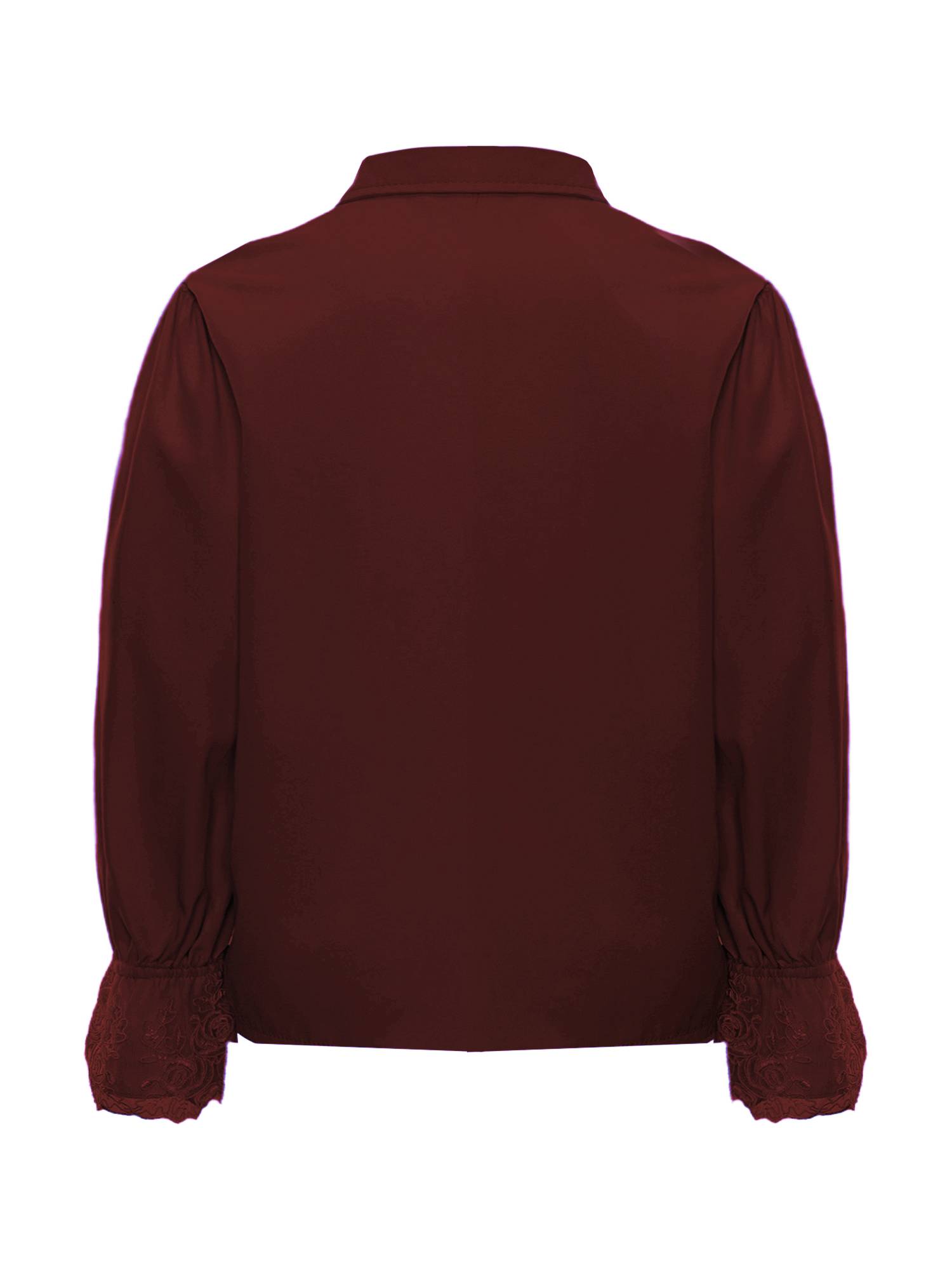 Kids Boys Long Sleeve Ruffle Medieval Renaissance Pirate Shirt