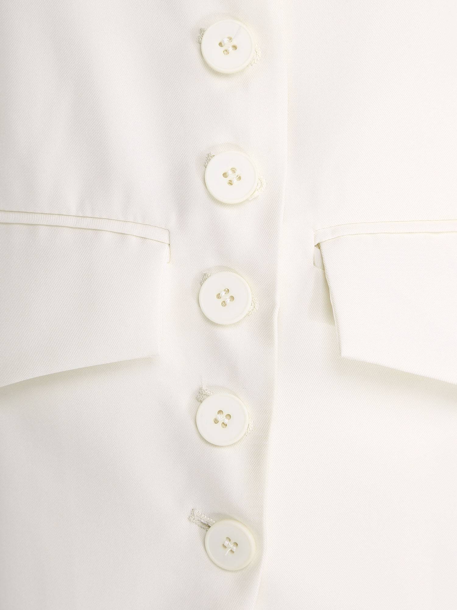 Women V Neck Button-up Solid Color Office Work Vest