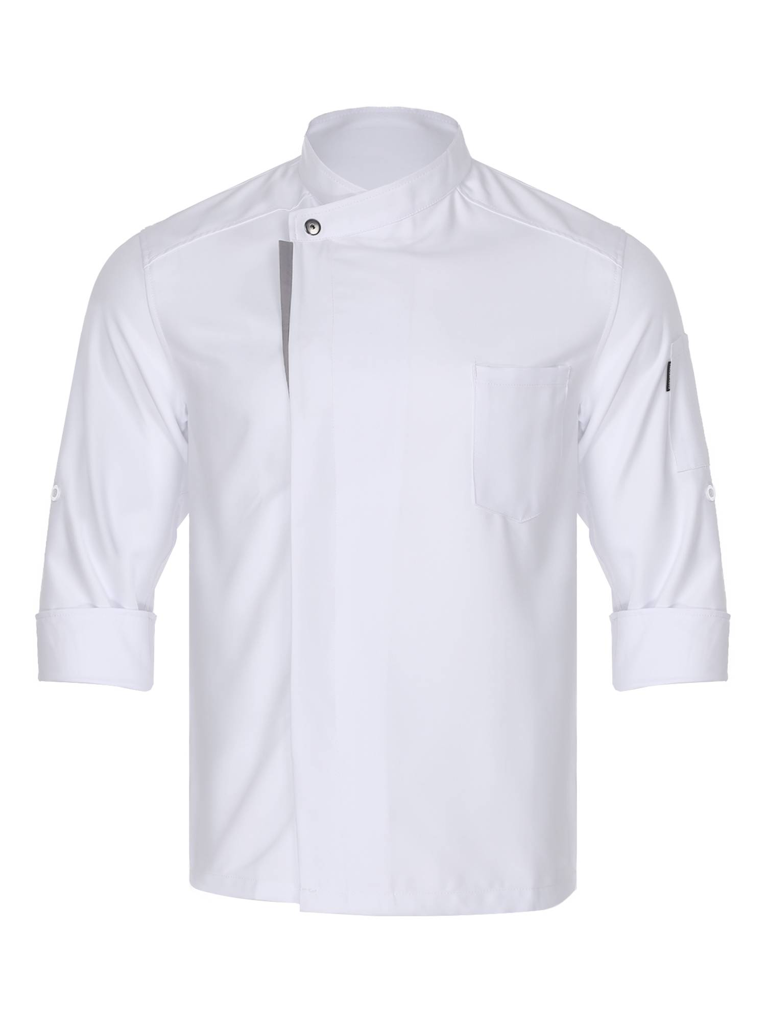 Adults Cross-Over Collar Long Sleeve Chef Jacket