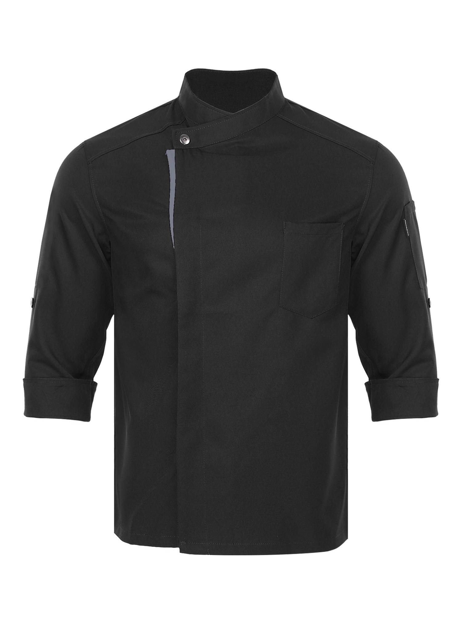 Adults Cross-Over Collar Long Sleeve Chef Jacket