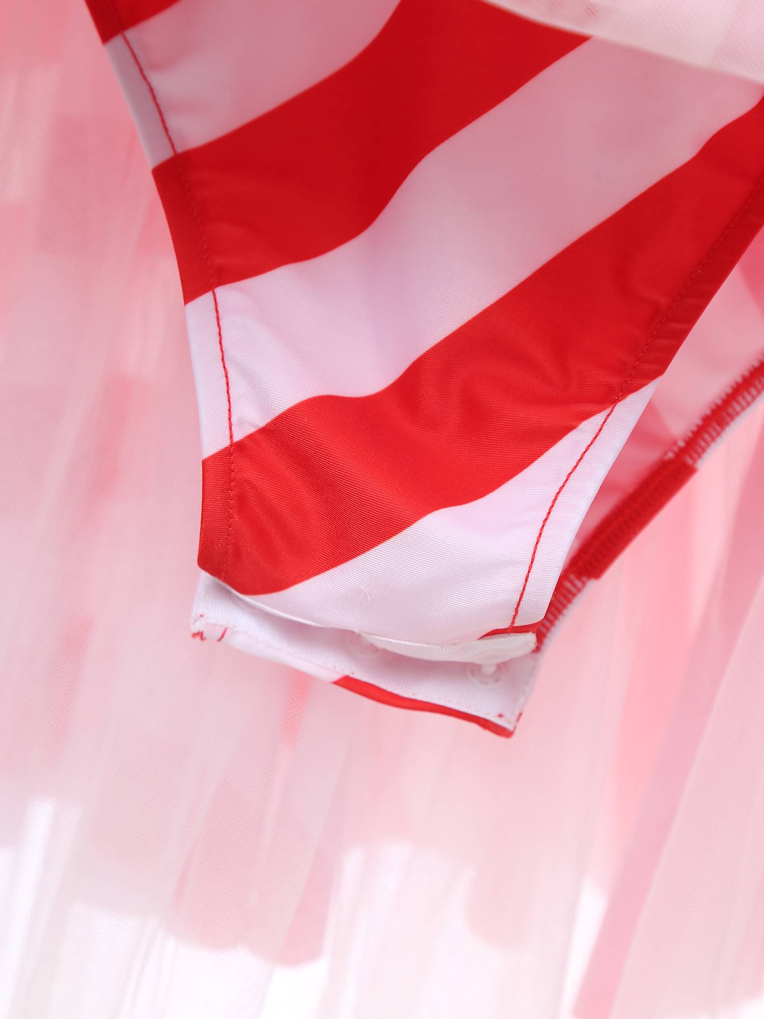 Women Christmas Candy Cane Costume Sleeveless Sequins Striped Tutu Dress