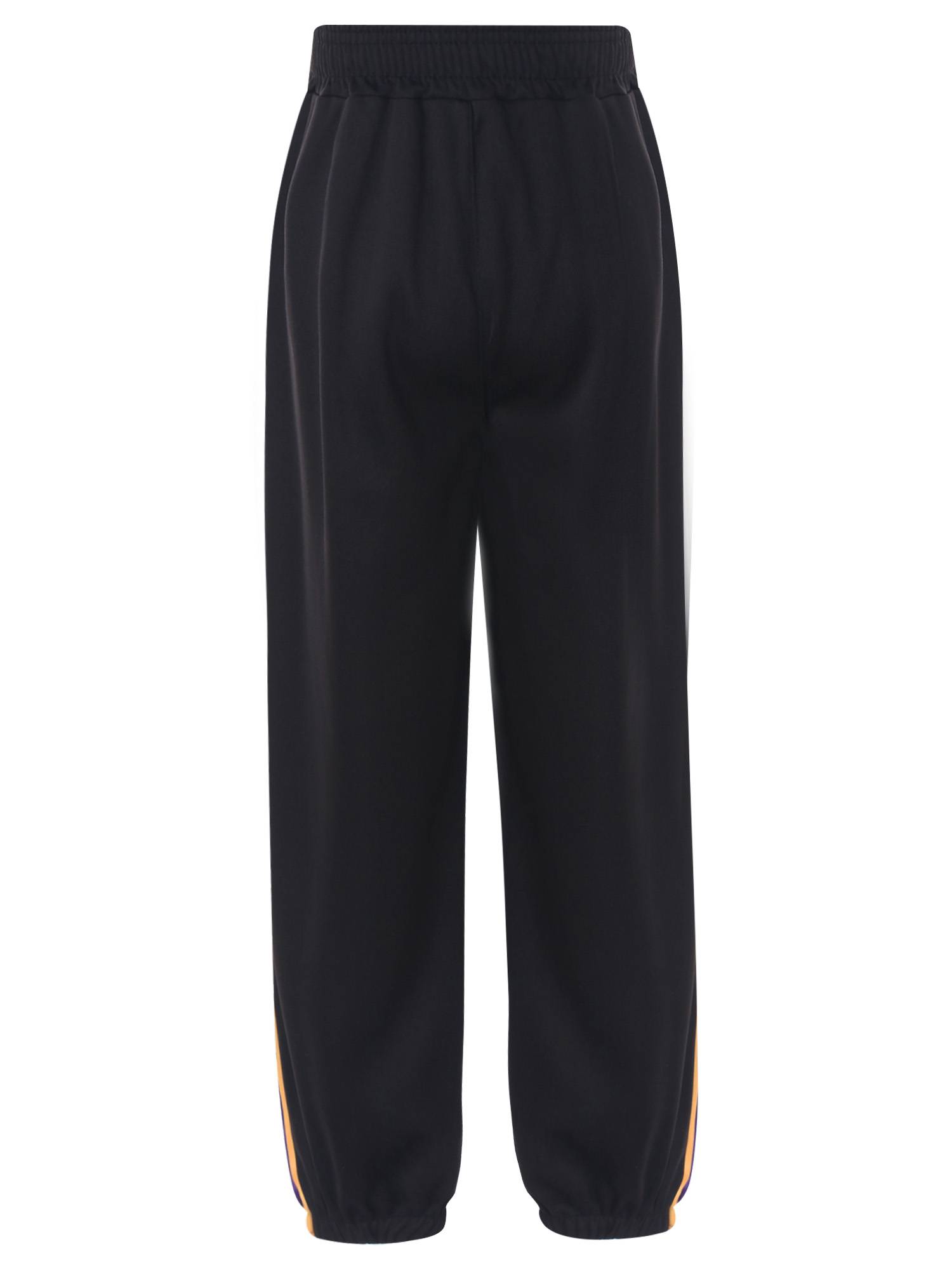 Kids Boys Side Slit Buttons Color Block Sweatpants for Sports