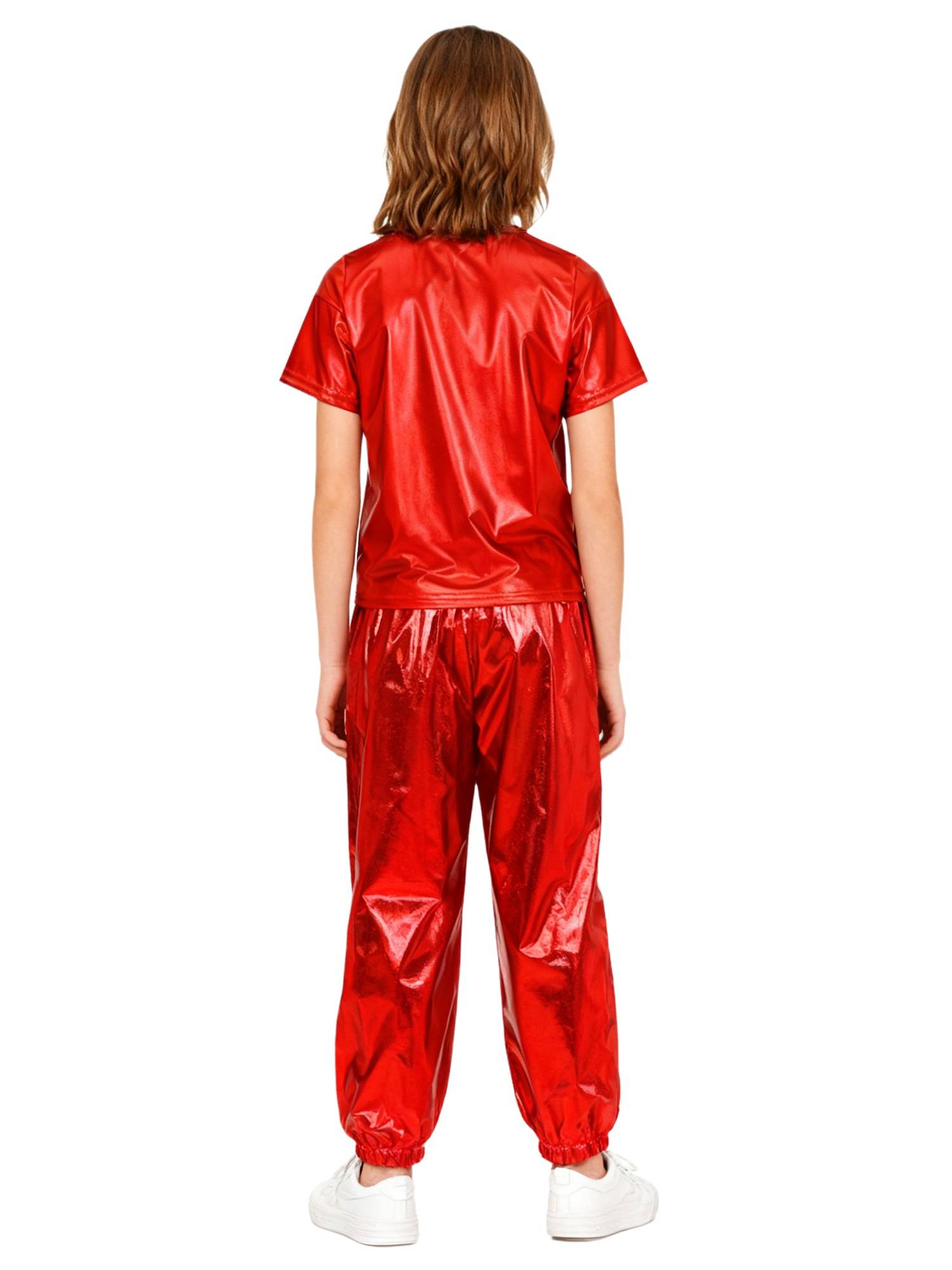 Unisex Kids Hip Hop Dance Outfit 2-Piece Set for Jazz Hip Hop Performance