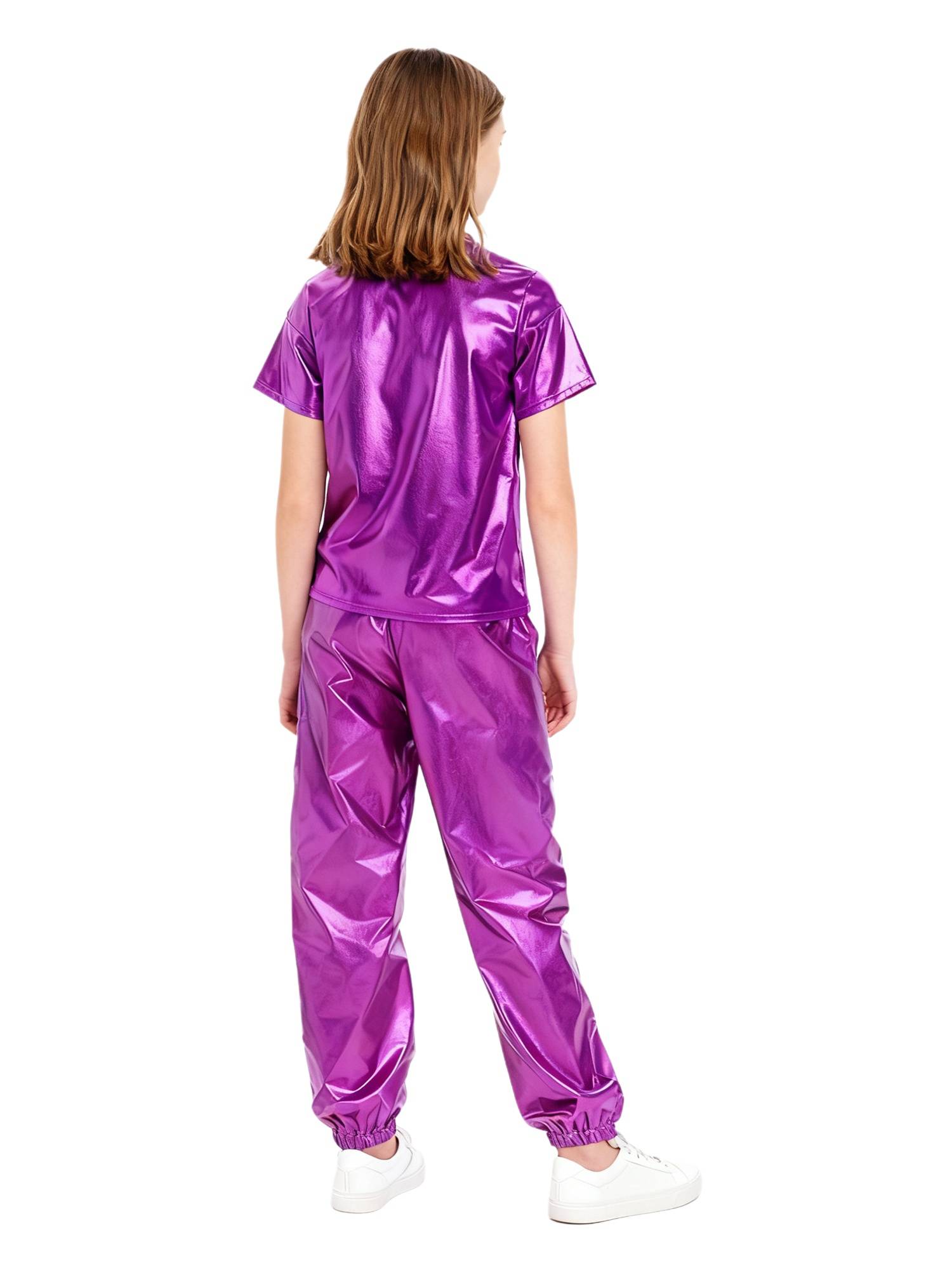 Unisex Kids Hip Hop Dance Outfit 2-Piece Set for Jazz Hip Hop Performance