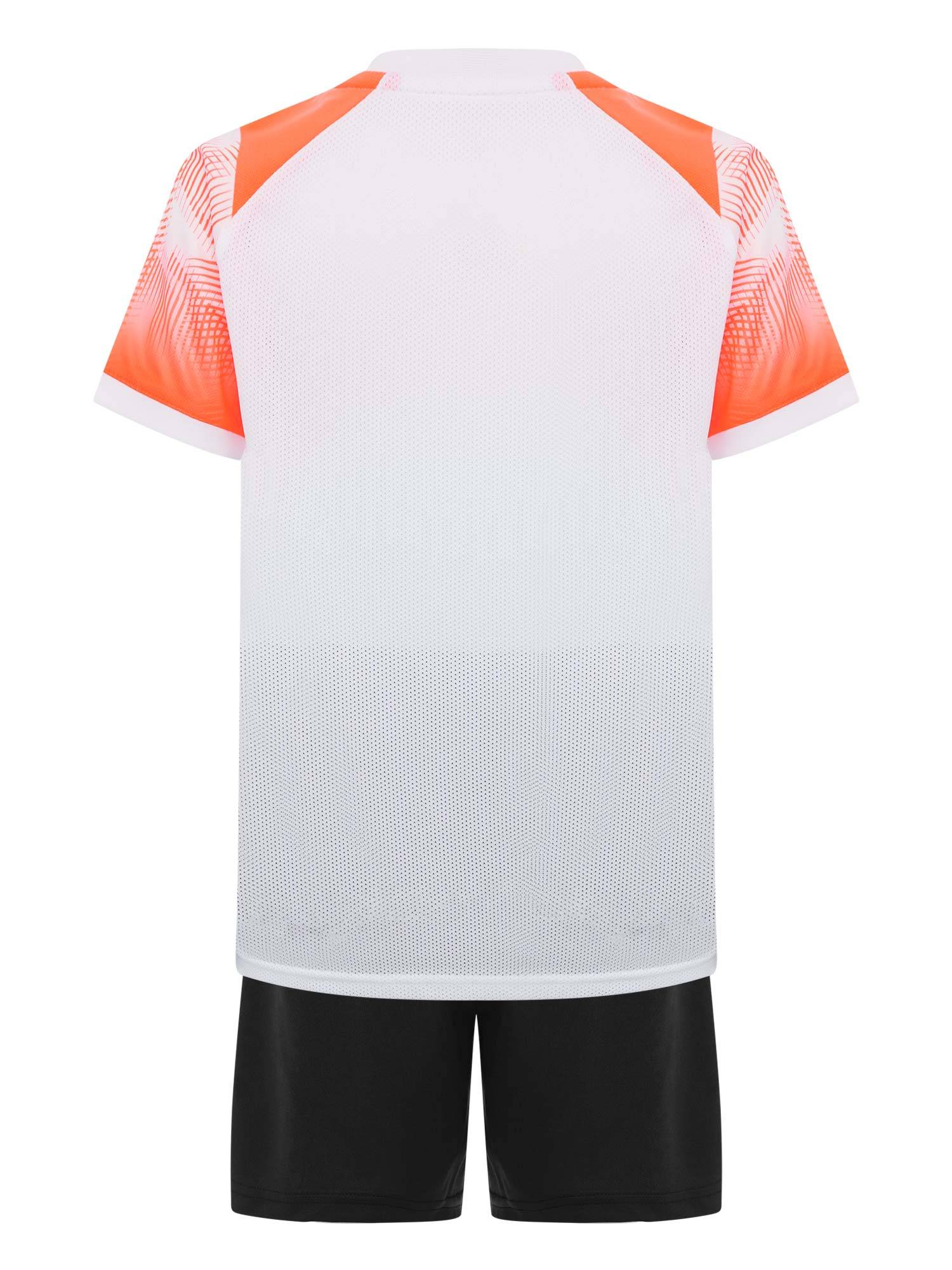Boys 2-Piece Soccer Training Kit T-Shirt with Shorts for Practice & Play