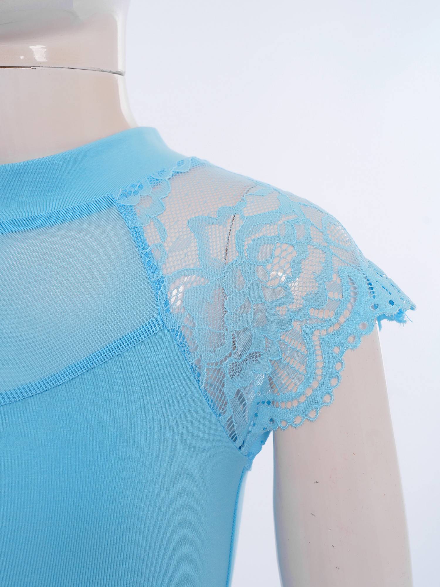 Girls Floral Lace Cap Sleeve Ballet Leotard for RAD Exams, Practice & Recitals