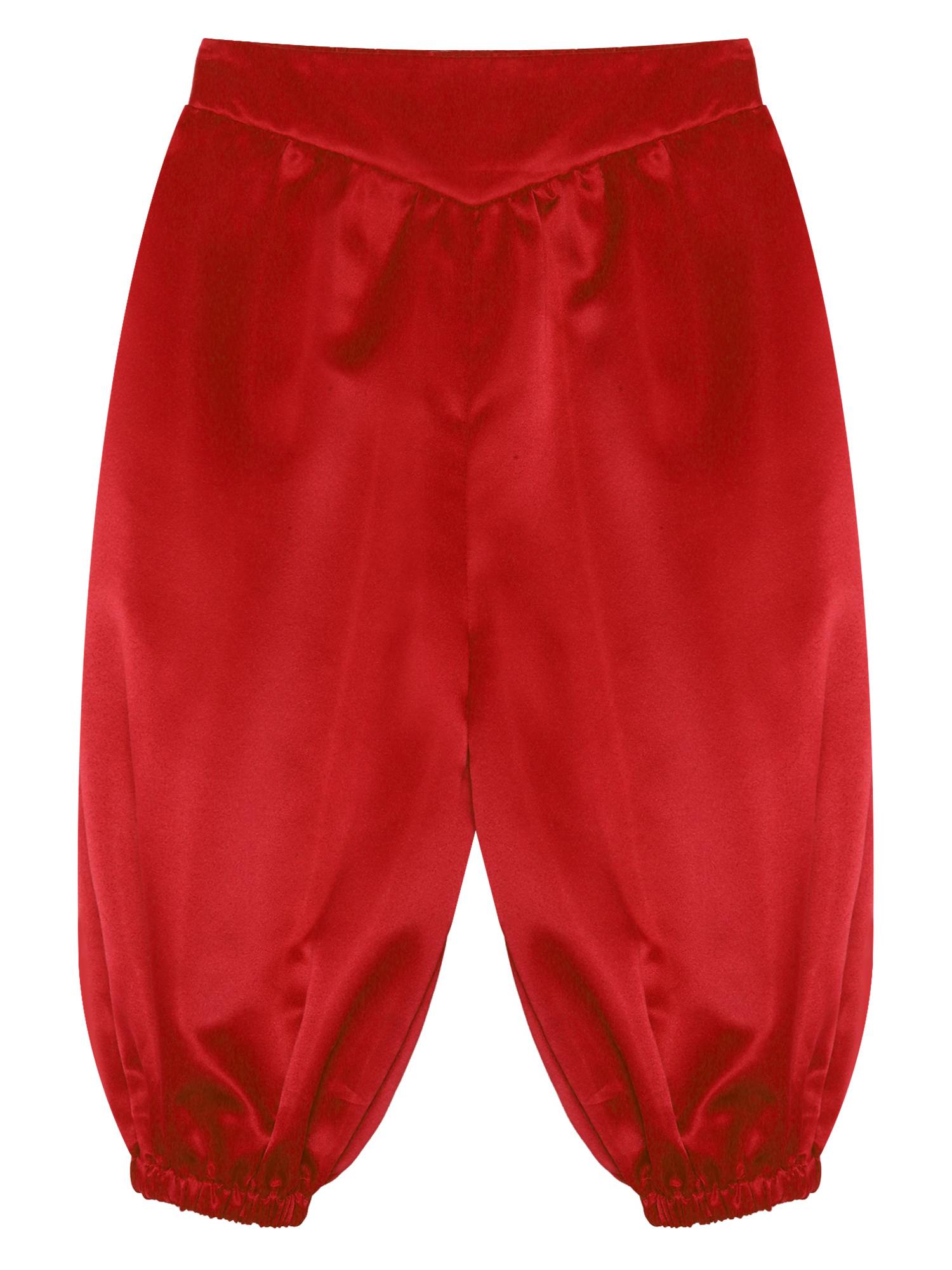 Unisex Kids Medieval Capri Pants Renaissance Faire Costume Bottoms for Halloween