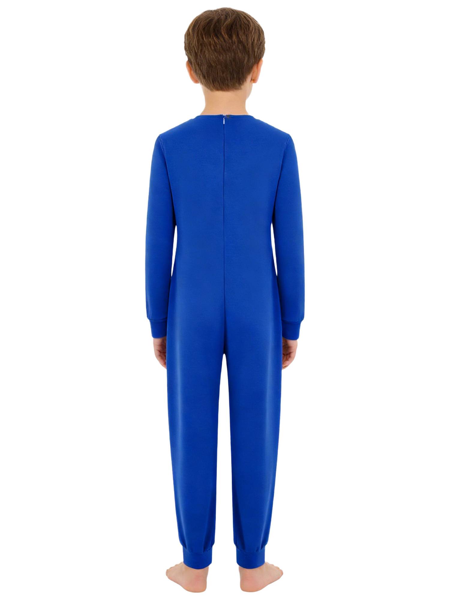 Kids Special Needs Adaptive Clothing Long Sleeve Cotton Autism Sensory Jumpsuit