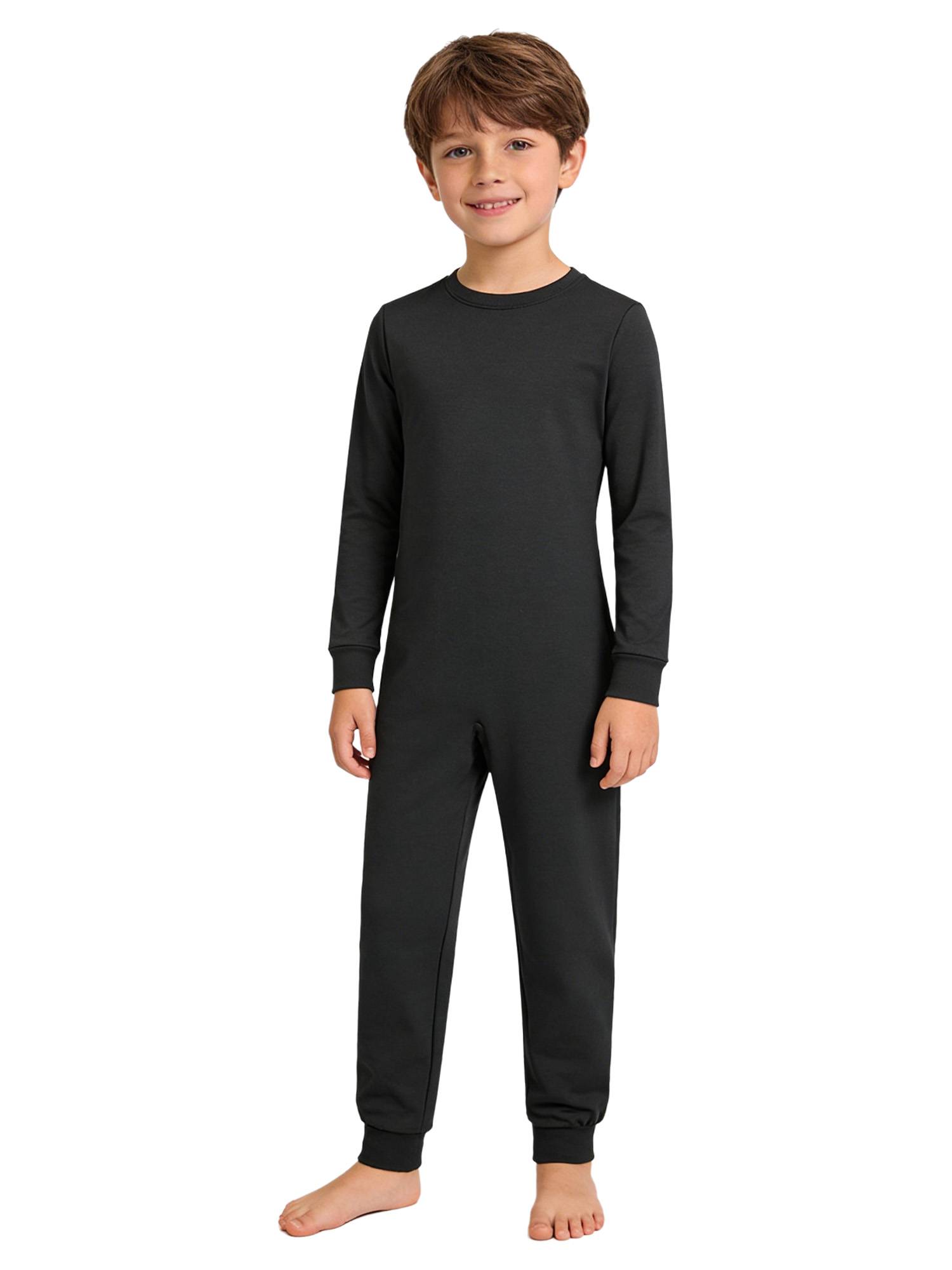 Kids Special Needs Adaptive Clothing Long Sleeve Cotton Autism Sensory Jumpsuit