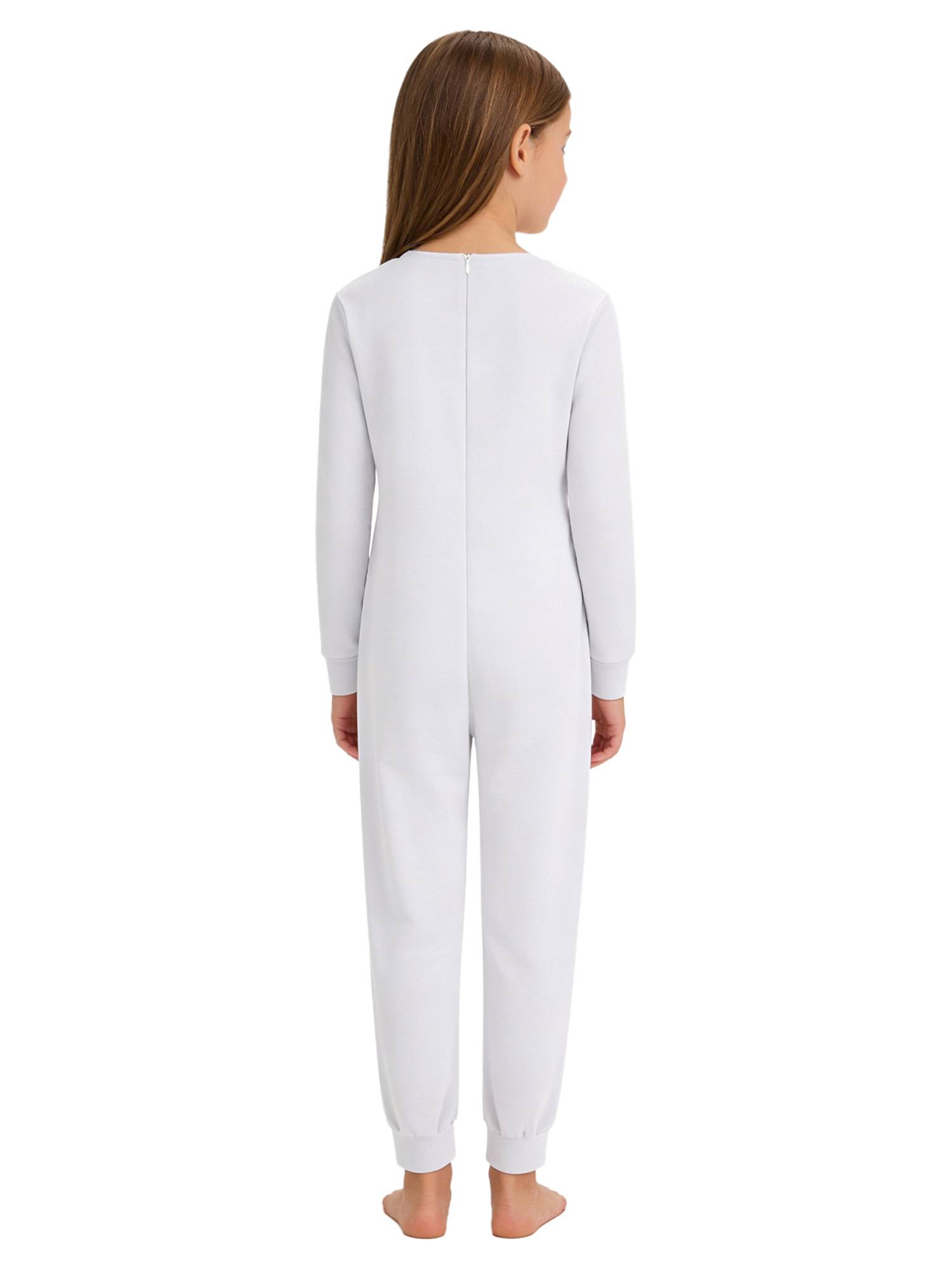 Kids Special Needs Adaptive Clothing Long Sleeve Cotton Autism Sensory Jumpsuit