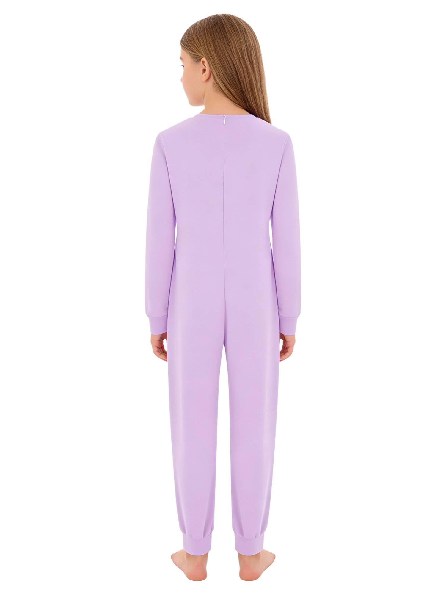 Kids Special Needs Adaptive Clothing Long Sleeve Cotton Autism Sensory Jumpsuit