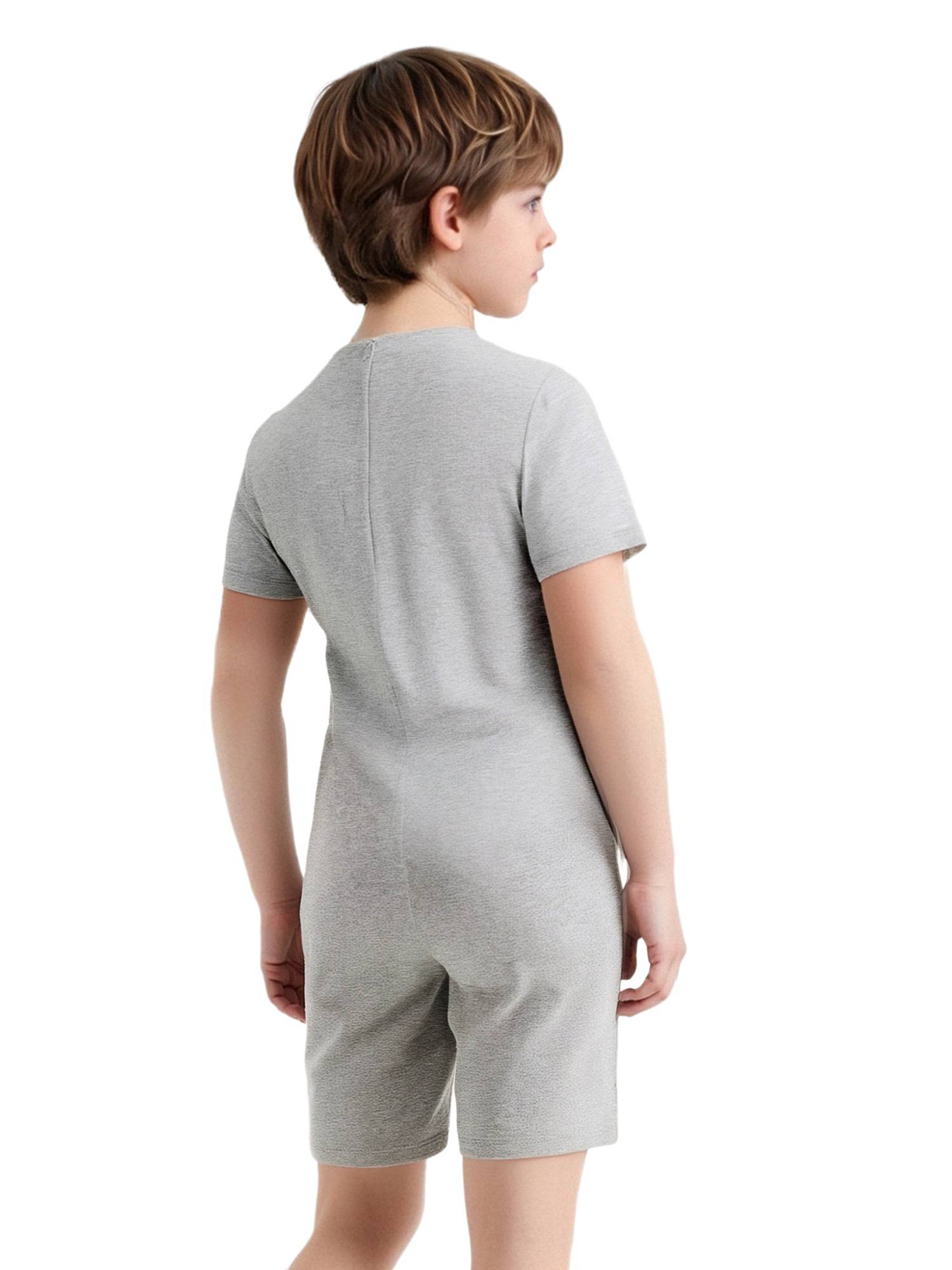 3 Pack Kids Adaptive Jumpsuit Back Zipper Autism Sensory Friendly Clothing