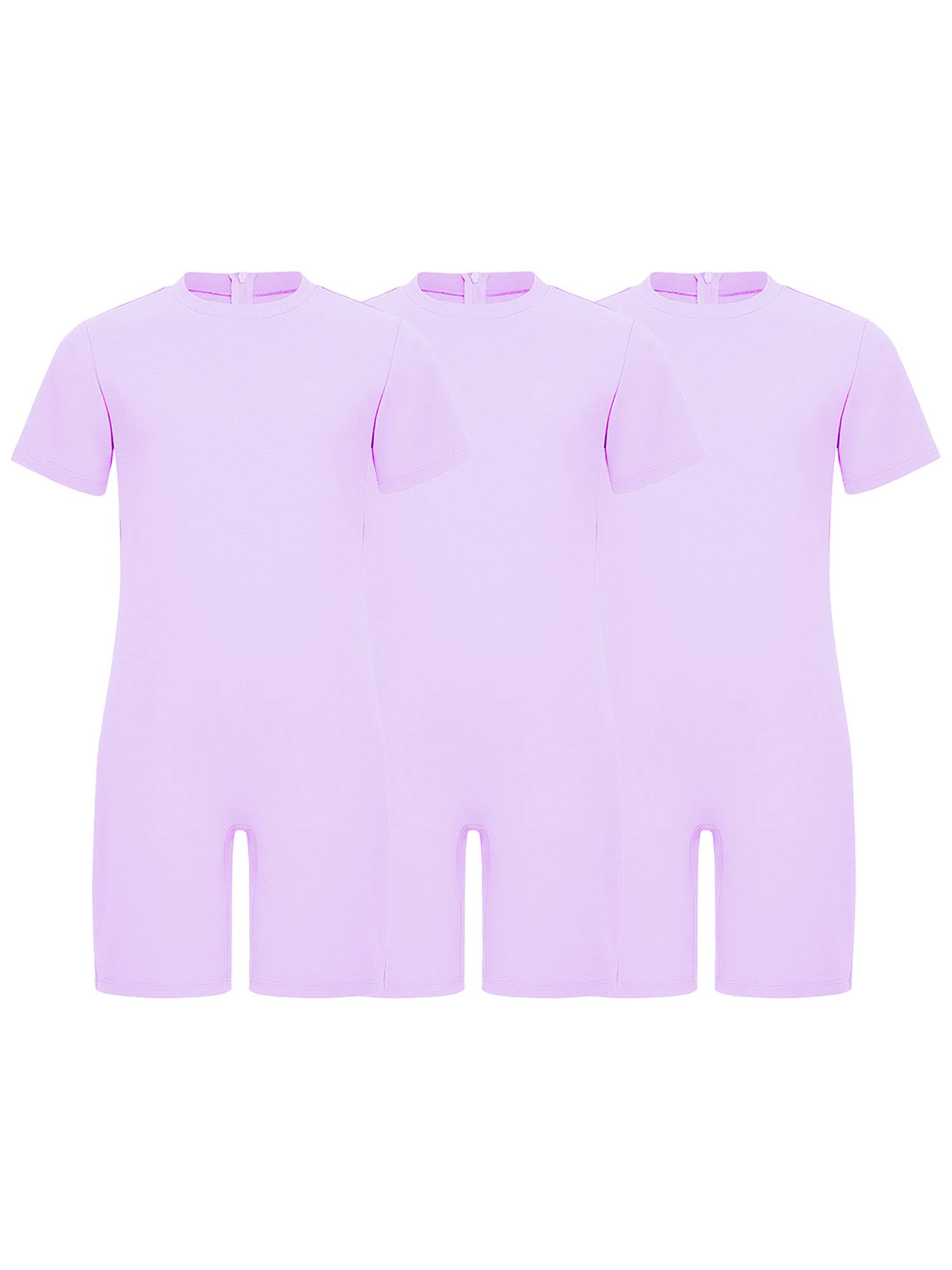 3 Pack Kids Adaptive Jumpsuit Back Zipper Autism Sensory Friendly Clothing