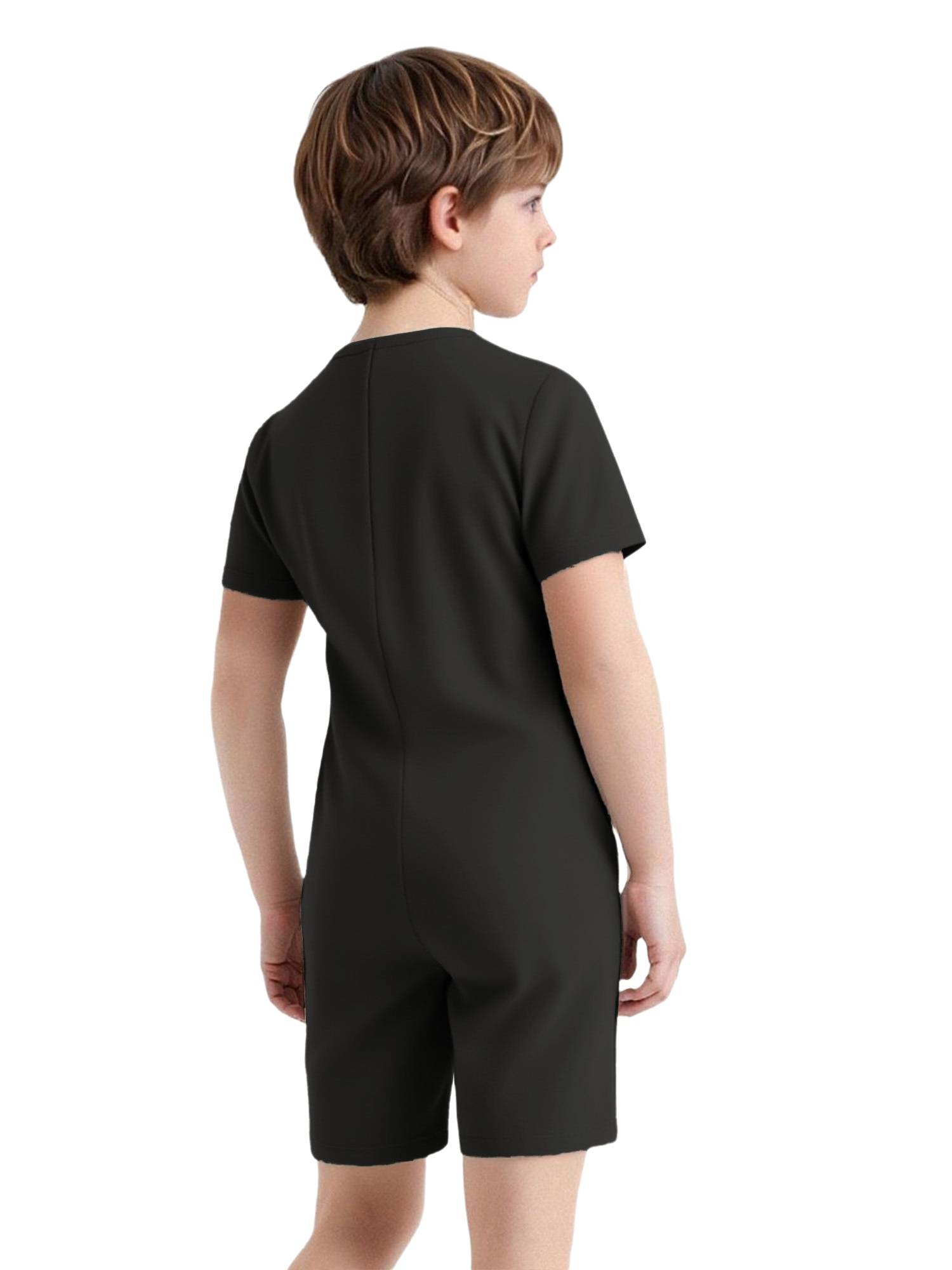 3 Pack Kids Adaptive Jumpsuit Back Zipper Autism Sensory Friendly Clothing