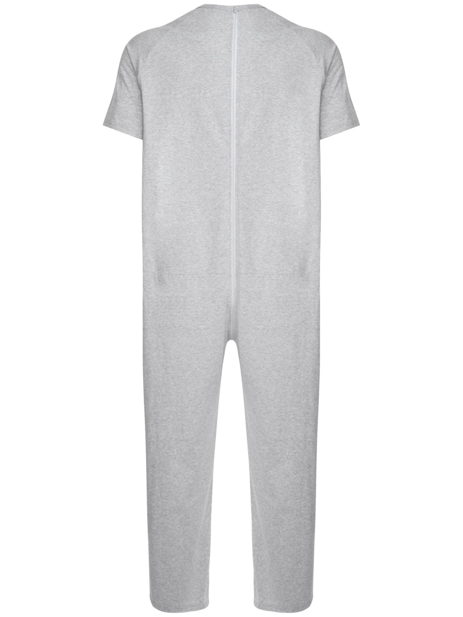 Adults Adaptive Anti-Strip Jumpsuit with Back Zip for Dementia, Alzheimer's