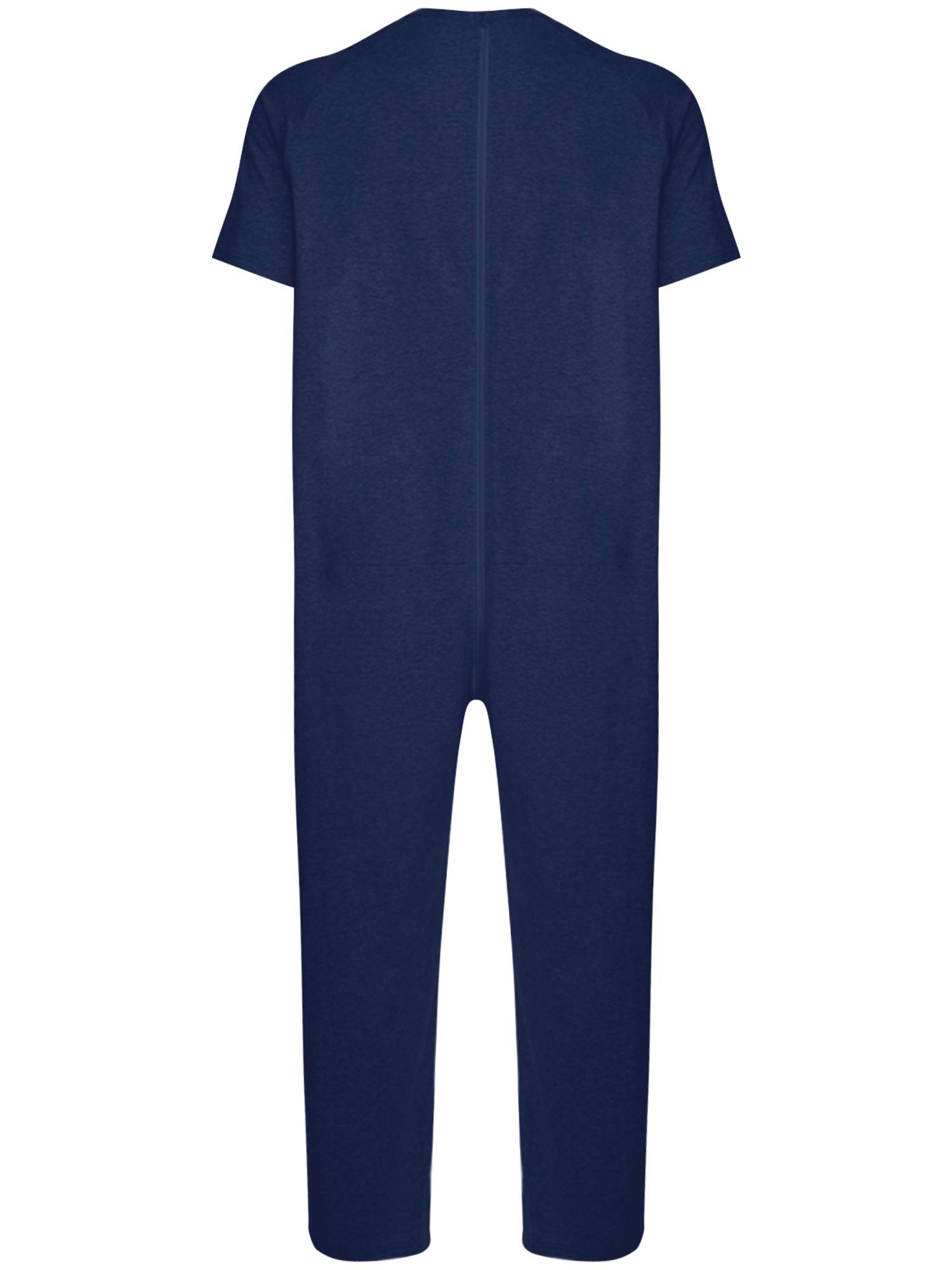 Adults Adaptive Anti-Strip Jumpsuit with Back Zip for Dementia, Alzheimer's