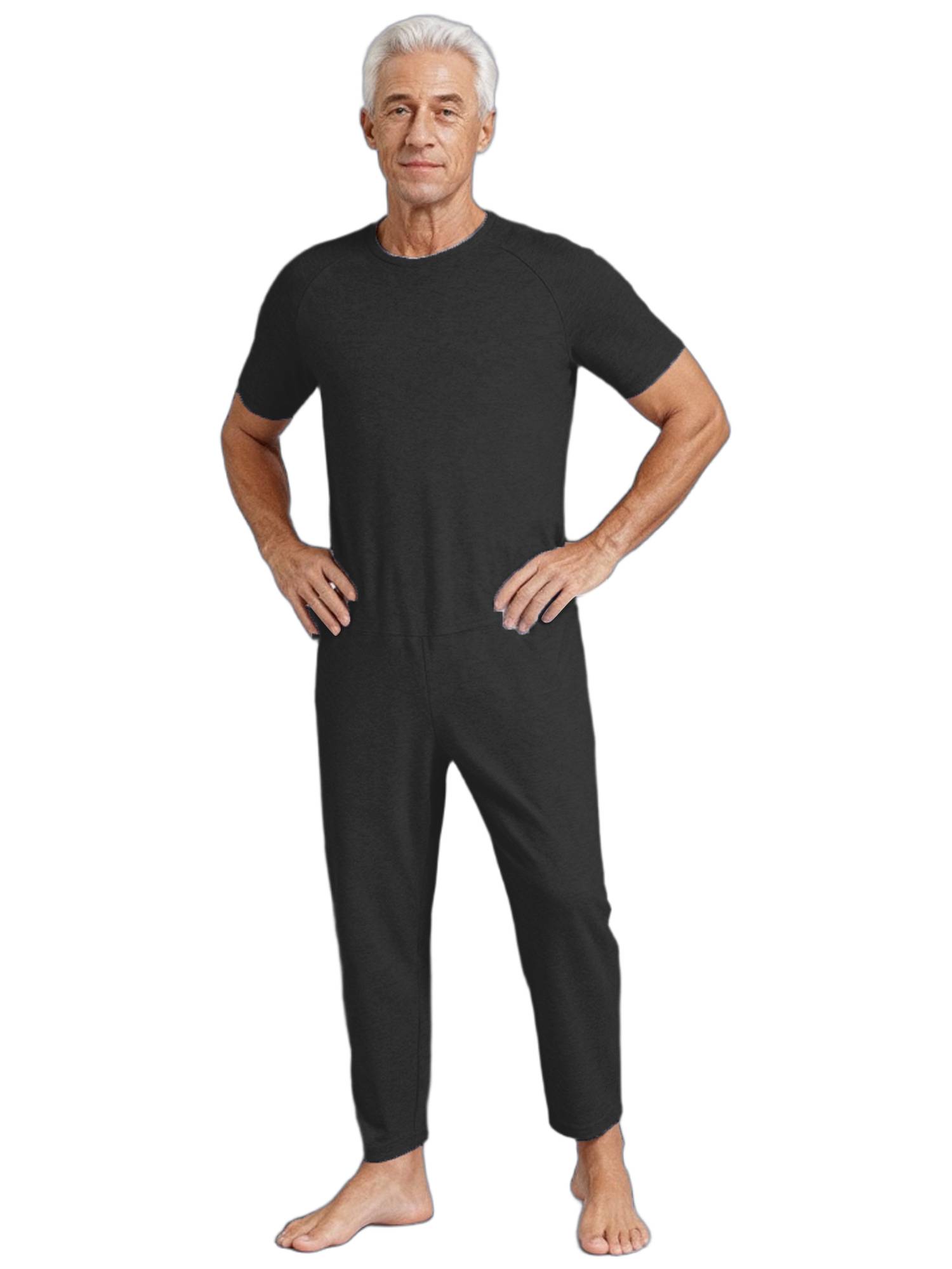 Adults Adaptive Anti-Strip Jumpsuit with Back Zip for Dementia, Alzheimer's