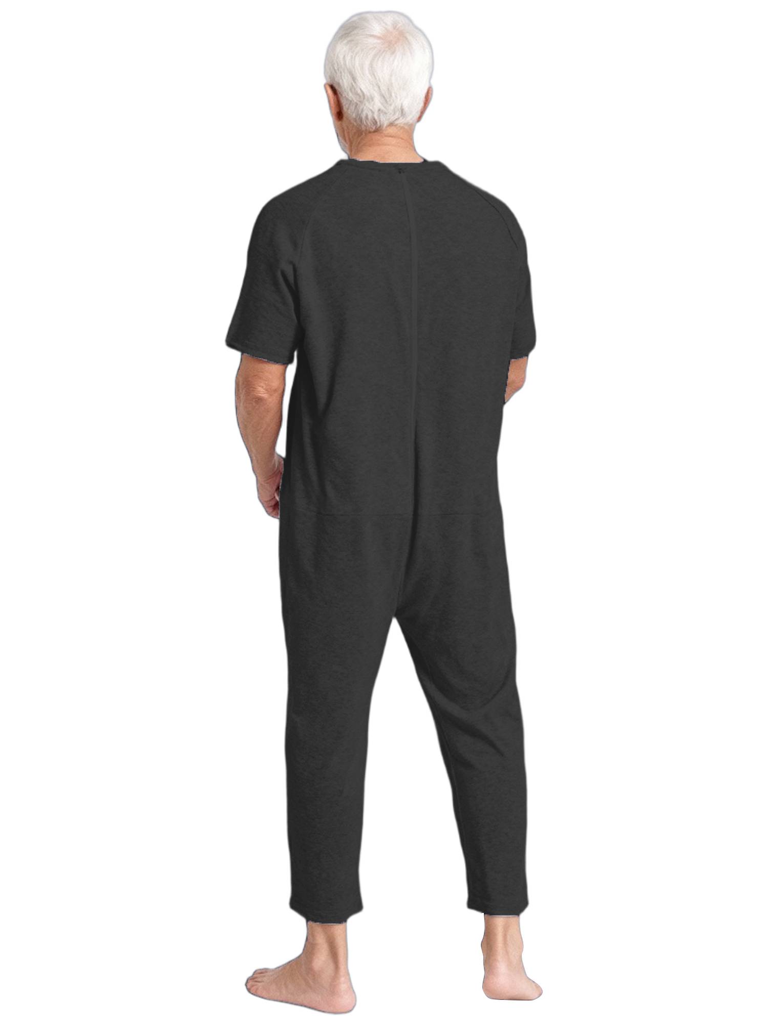 Adults Adaptive Anti-Strip Jumpsuit with Back Zip for Dementia, Alzheimer's