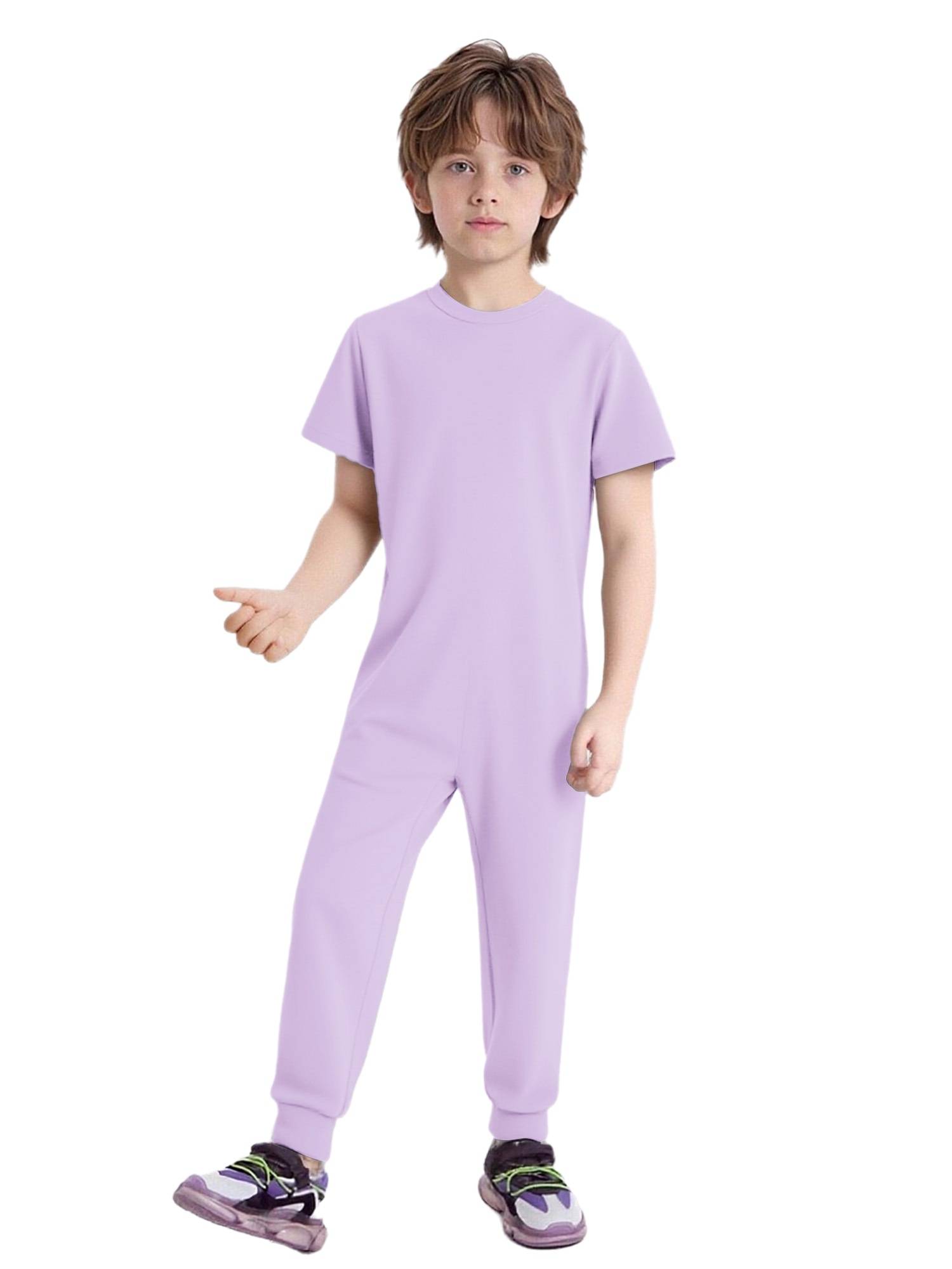 Kids Sensory Adaptive Jumpsuit Anti-Strip Full-Body Suit for Autism Special Need