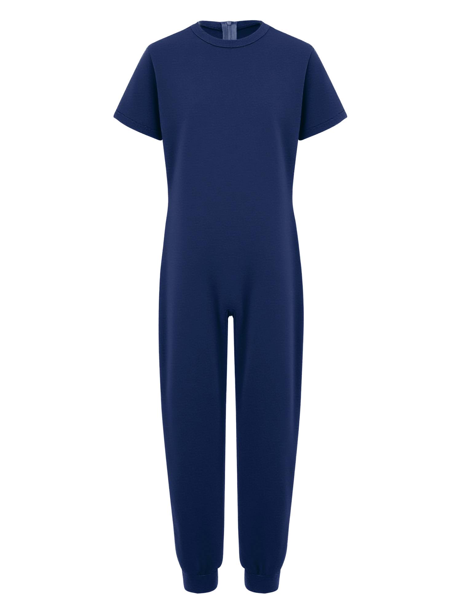 Kids Sensory Adaptive Jumpsuit Anti-Strip Full-Body Suit for Autism Special Need
