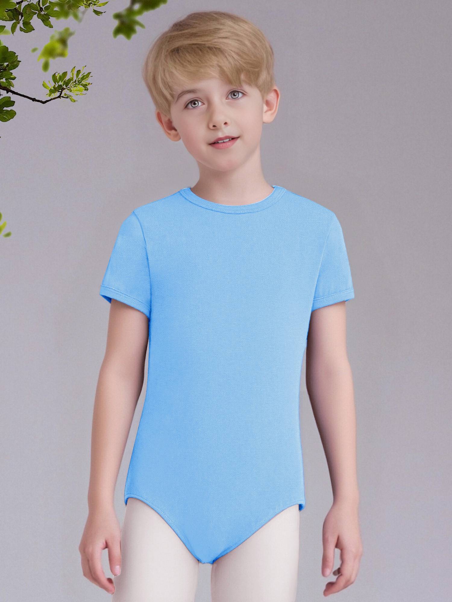 Kids Adaptive Snap Crotch Leotard for Special Needs, Sensory-Friendly,Gymnastics