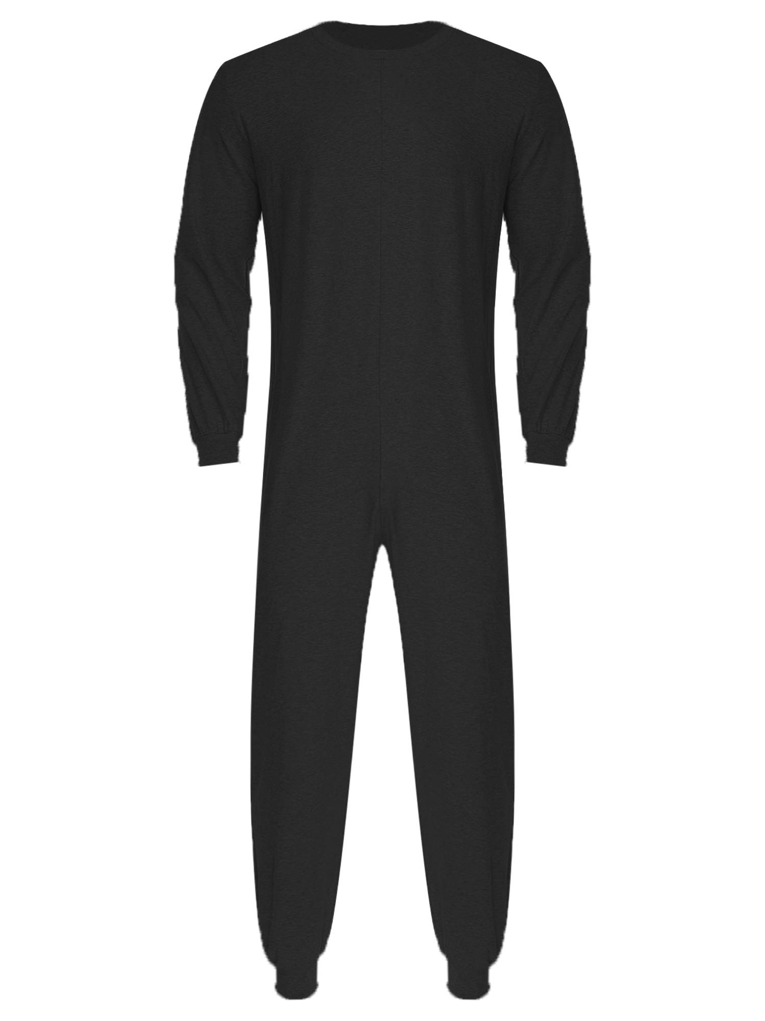 Unisex Anti-Strip Adaptive Jumpsuit Long Sleeve Back Zipper for Dementia