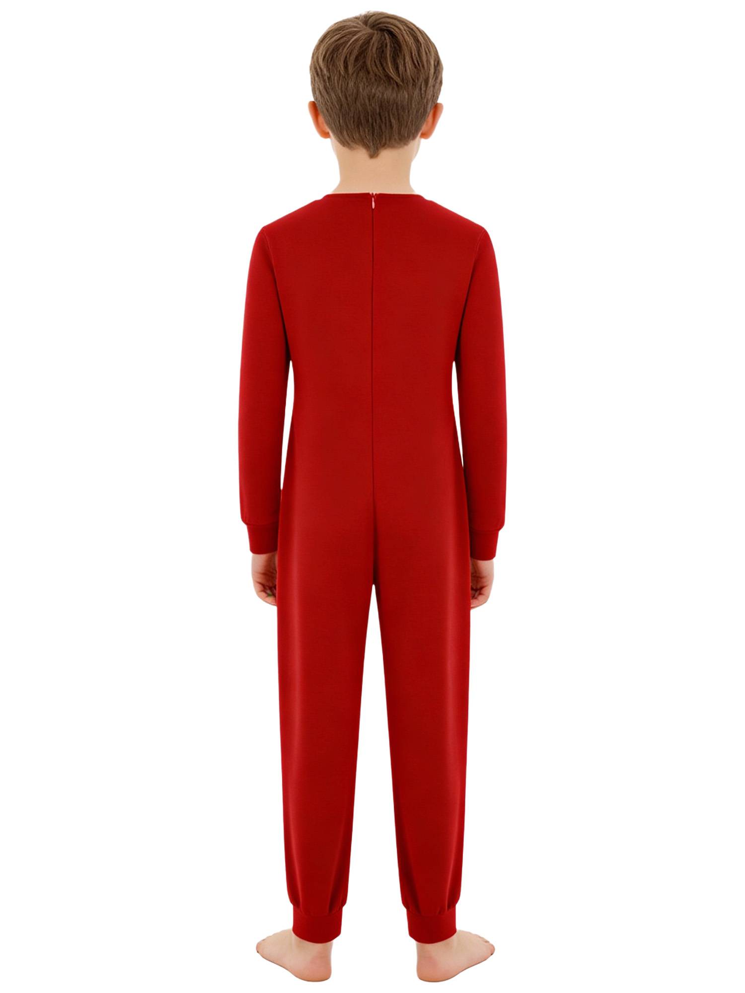 Kids Special Needs Adaptive Clothing Long Sleeve Cotton Autism Sensory Jumpsuit