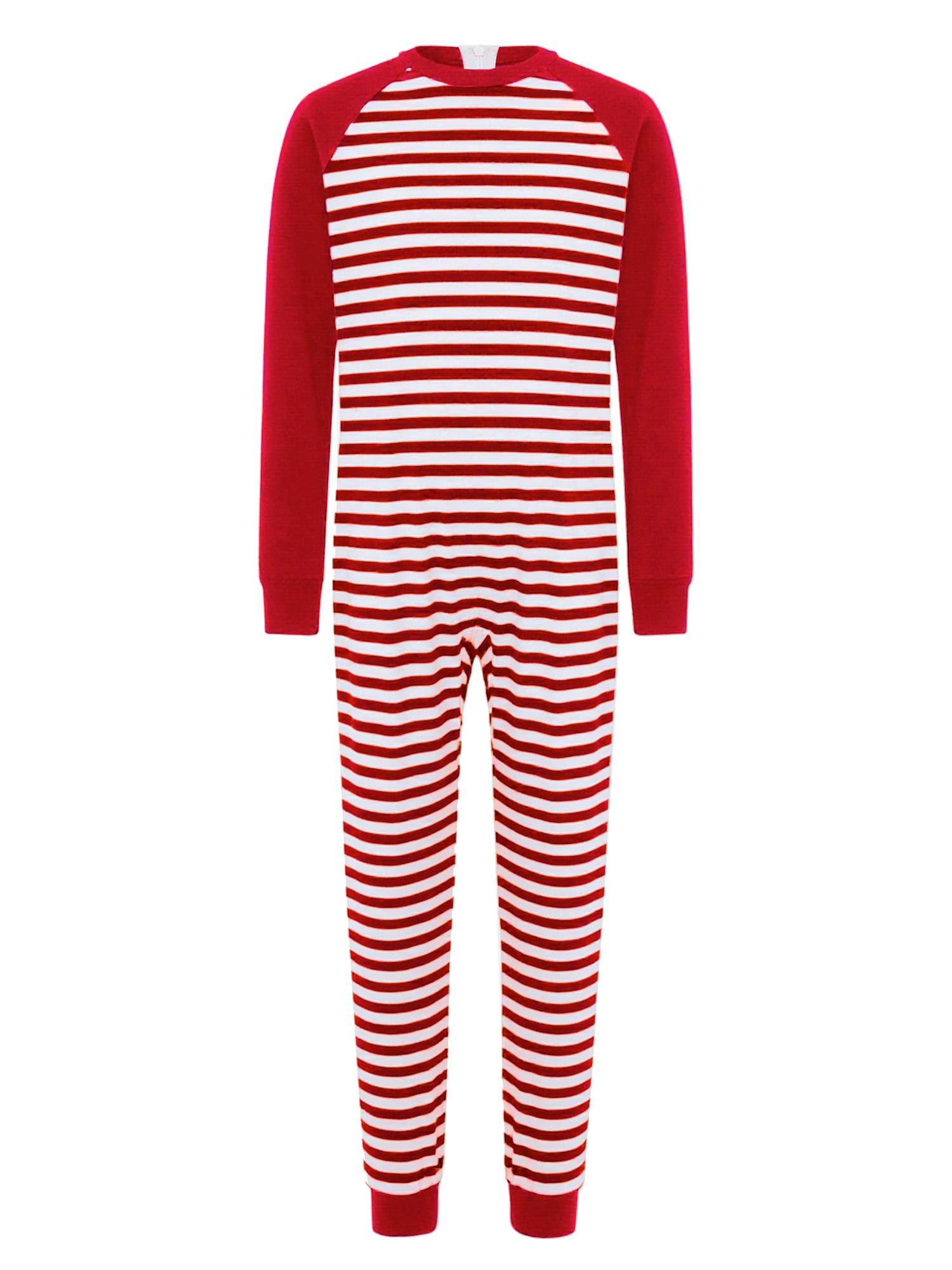 Kids Special Needs Adaptive Clothing Long Sleeve Stripe Autism Sensory Jumpsuit