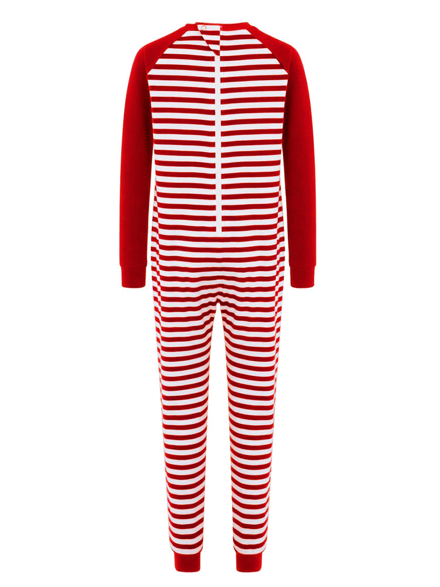 Kids Special Needs Adaptive Clothing Long Sleeve Stripe Autism Sensory Jumpsuit
